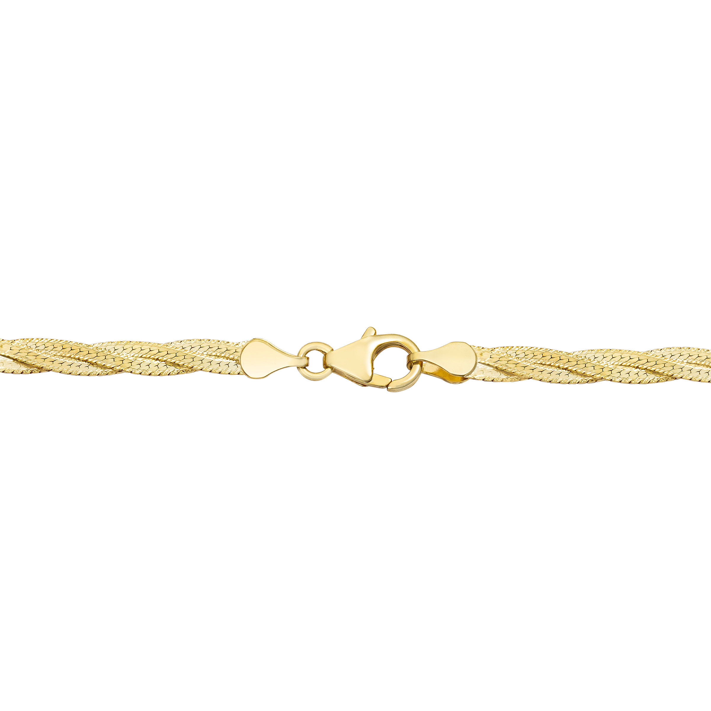 14kt Yellow Gold Braided Necklace | Costco
