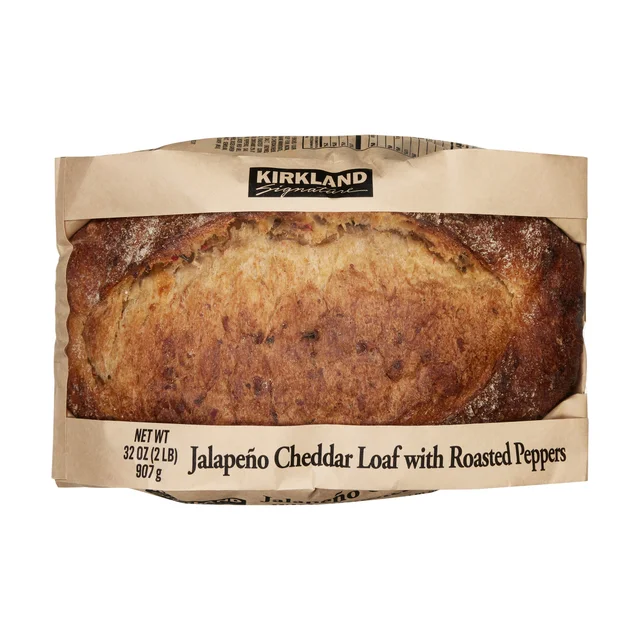 JALAPENO CHEDDAR BREAD W/ ROASTED PEPPERS