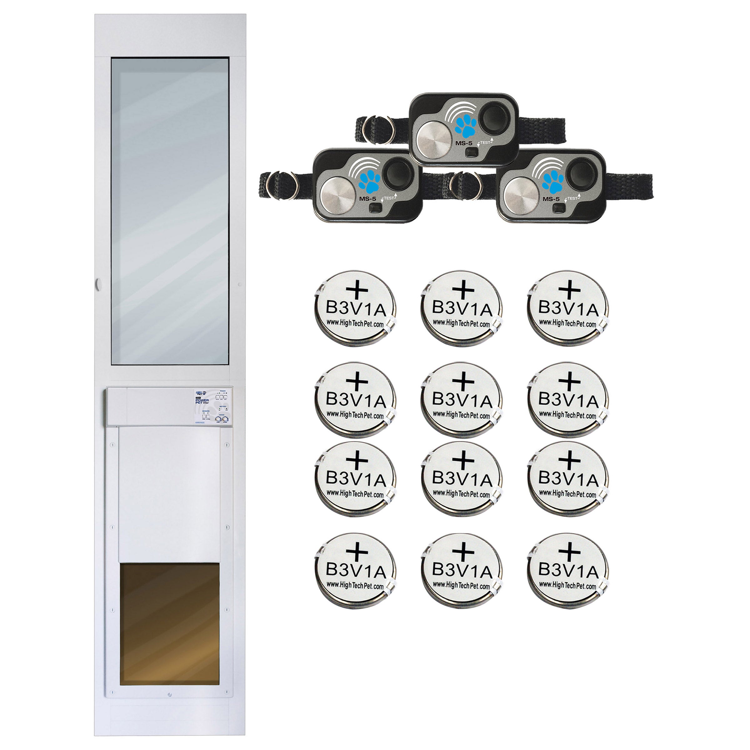 High Tech Pet Large Tall Sliding Wi-fi Pet Door PX2-STE-WF