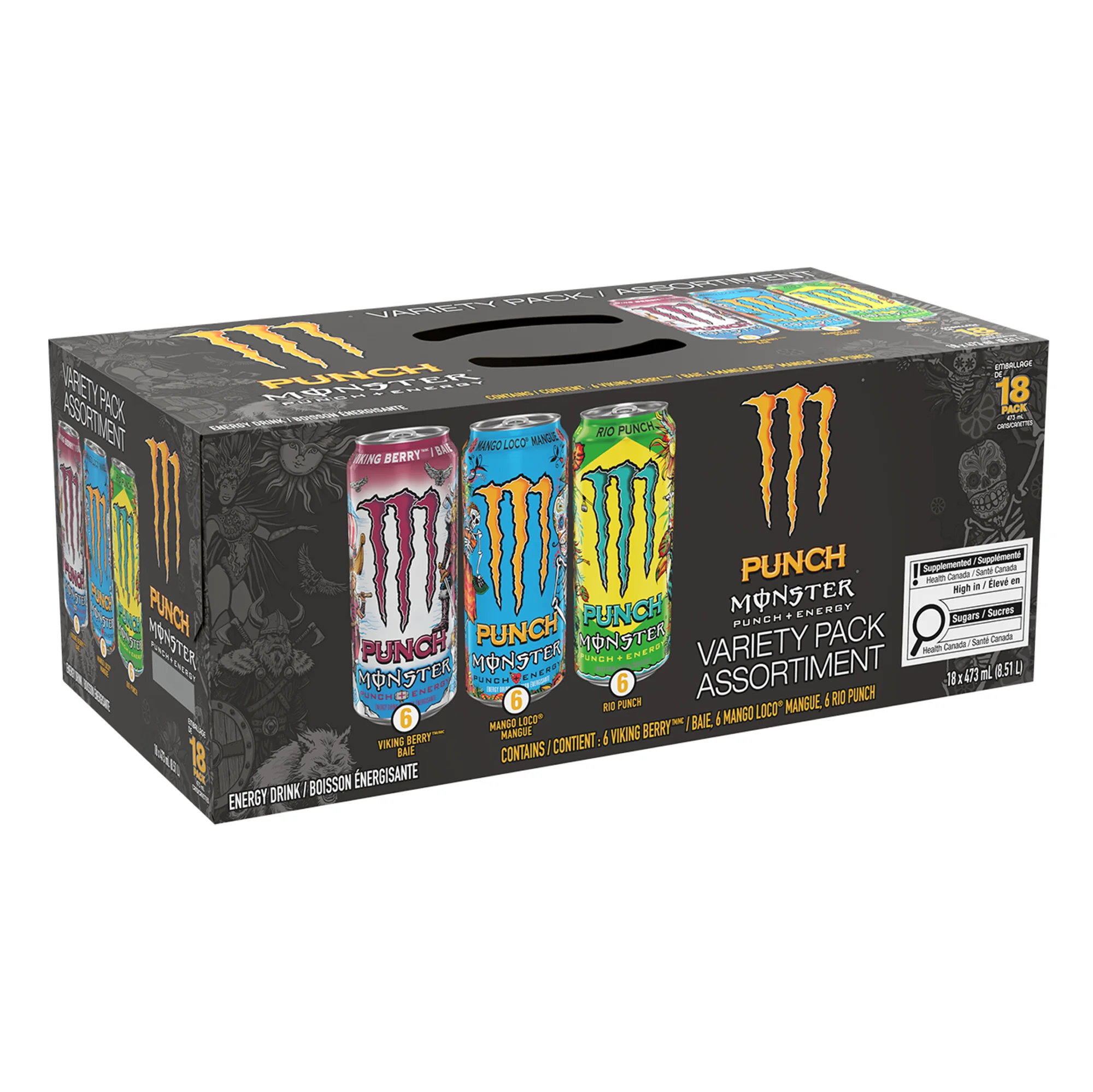 WAKO'S DI BOOSTER Plus 150mL 24本入り Monster Punch Variety Pack 18 x 473 mL | Costco