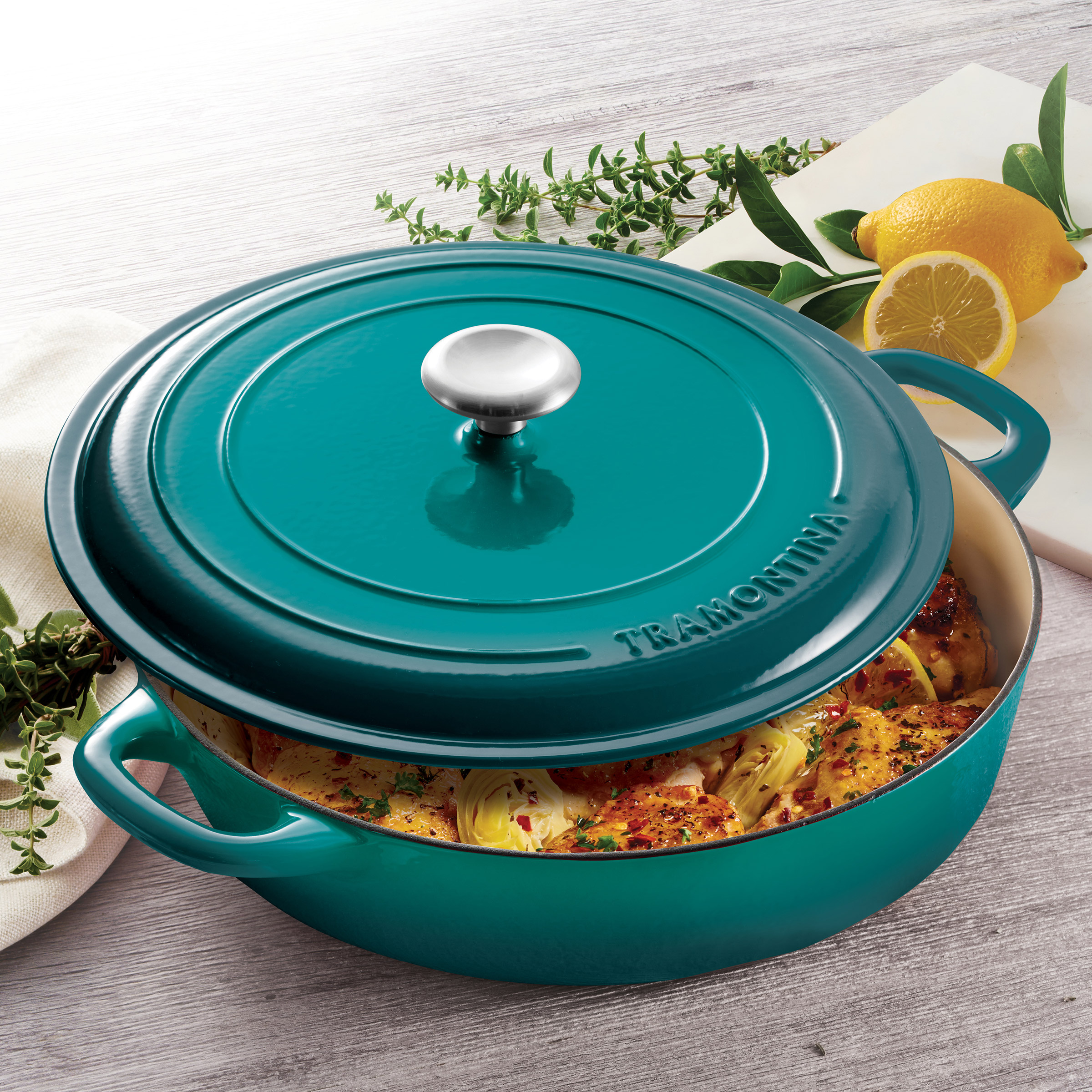 Casserole Tramontina Costco Cast Iron Quart Costco Staub Dutch