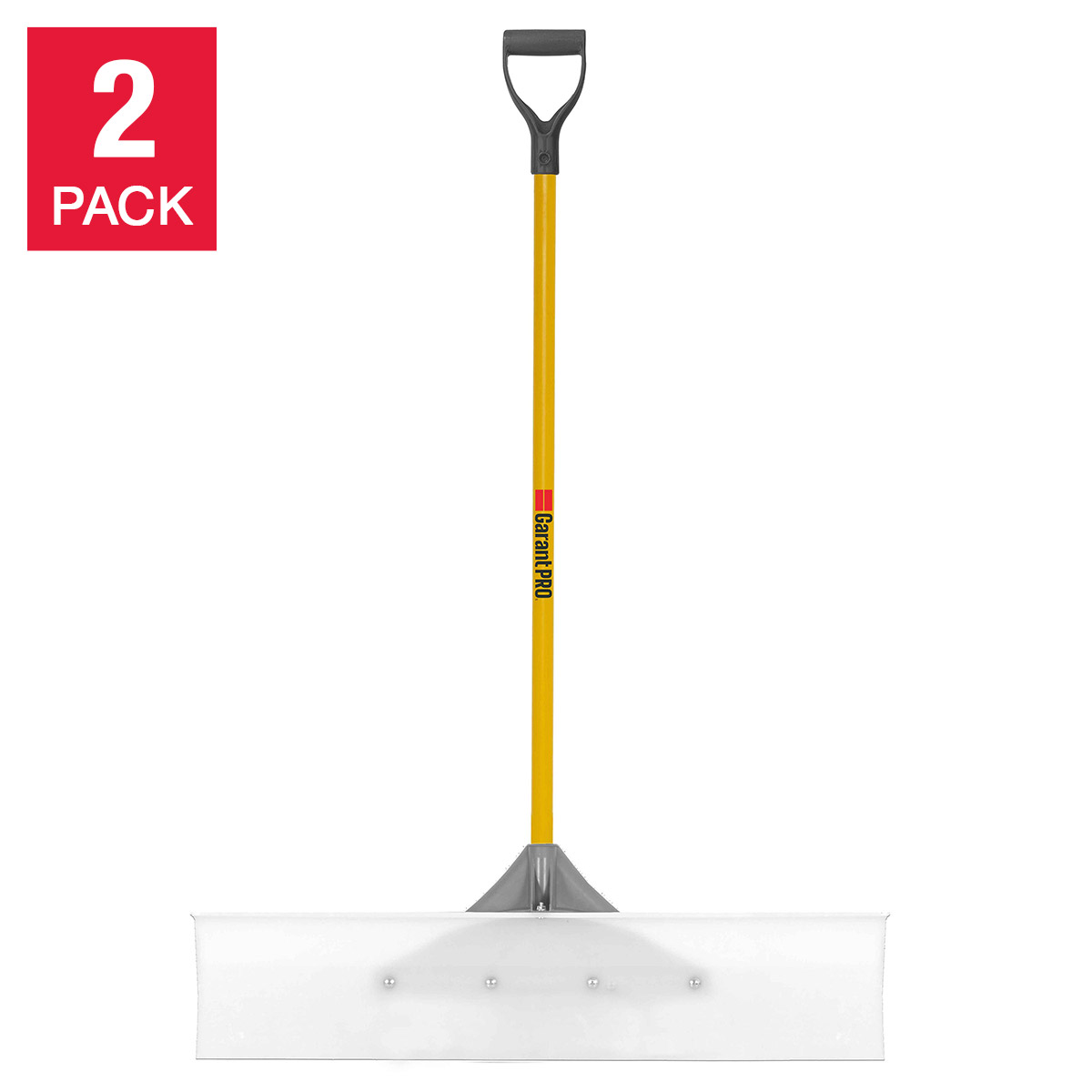 Garant Snow Pusher UHMW, with Fiberglass Handle 91.4 cm (36 in.), 2-pack