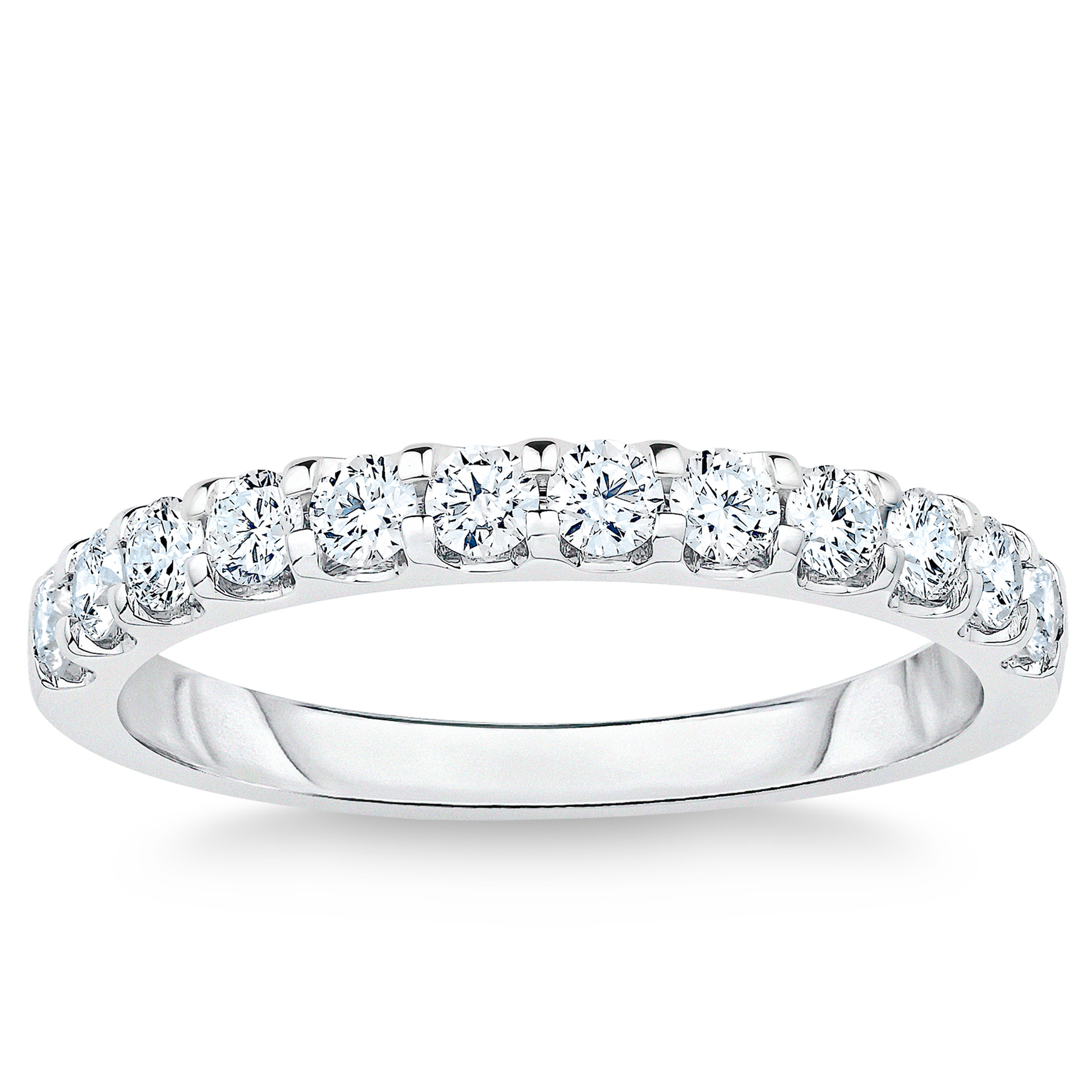 Round Brilliant Diamond Wedding Band (0.50 ctw)
