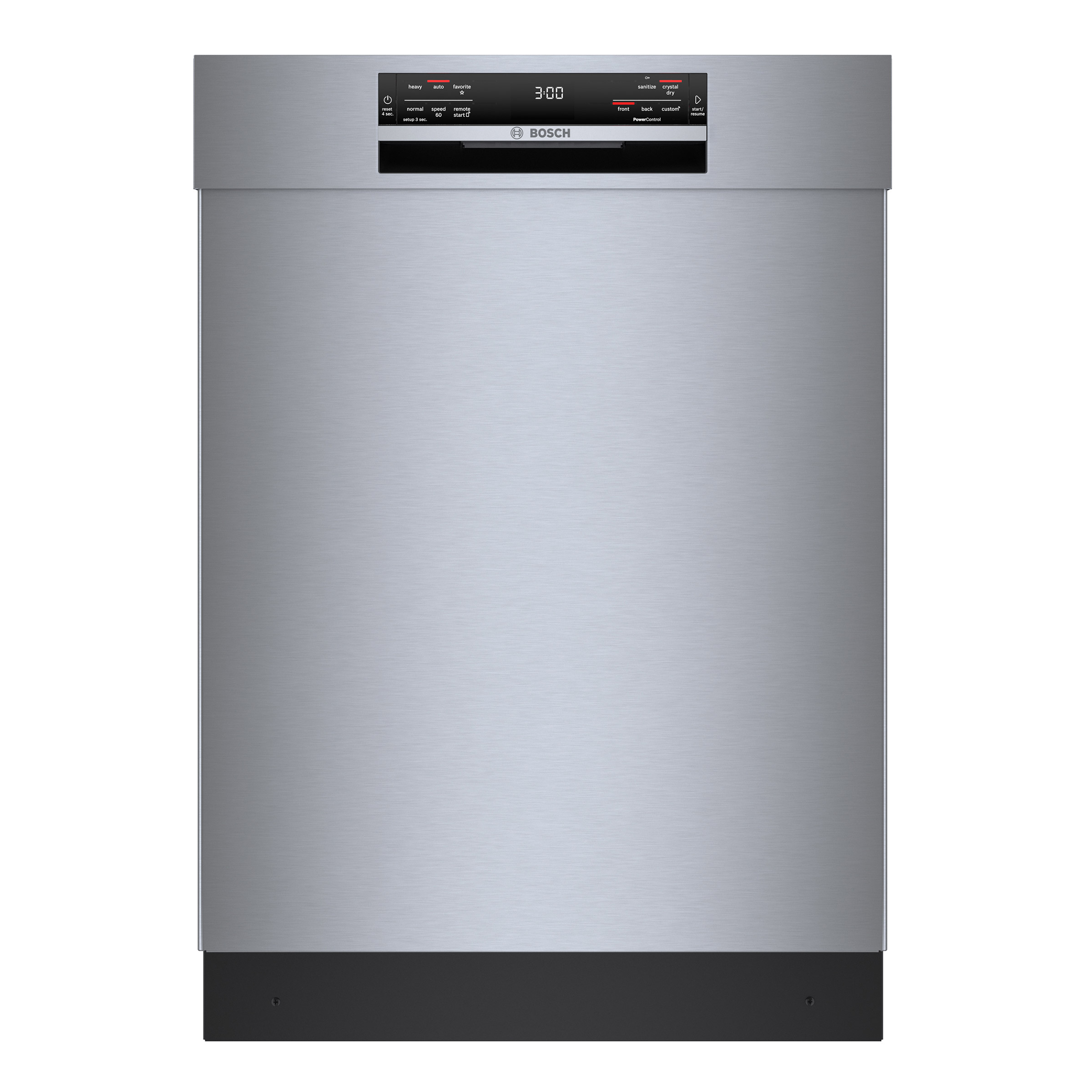 Bosch 800 Series 24 in Stainless Steel Dishwasher with Third Rack
