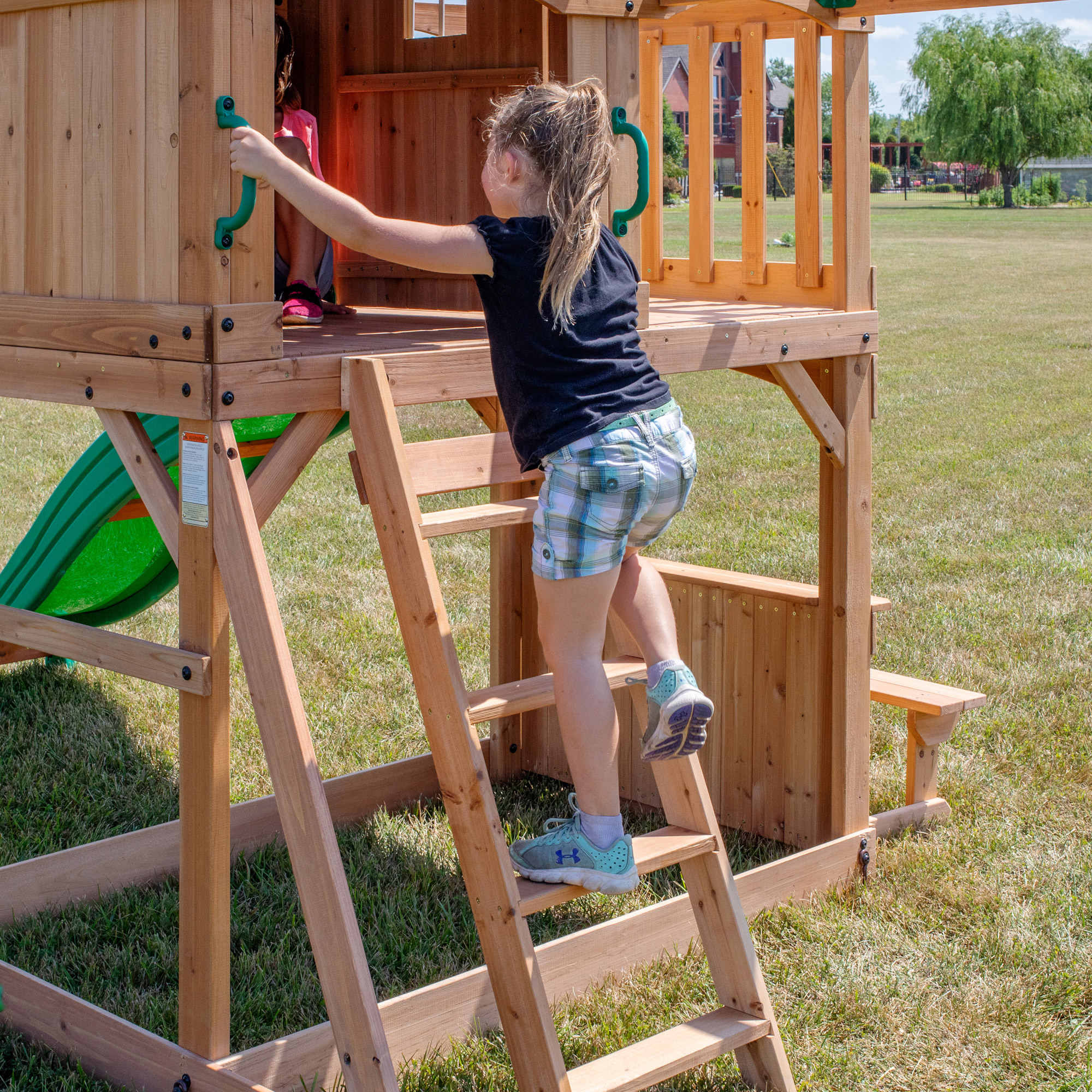 Backyard Discovery Montpelier All Cedar Swing Set | Costco