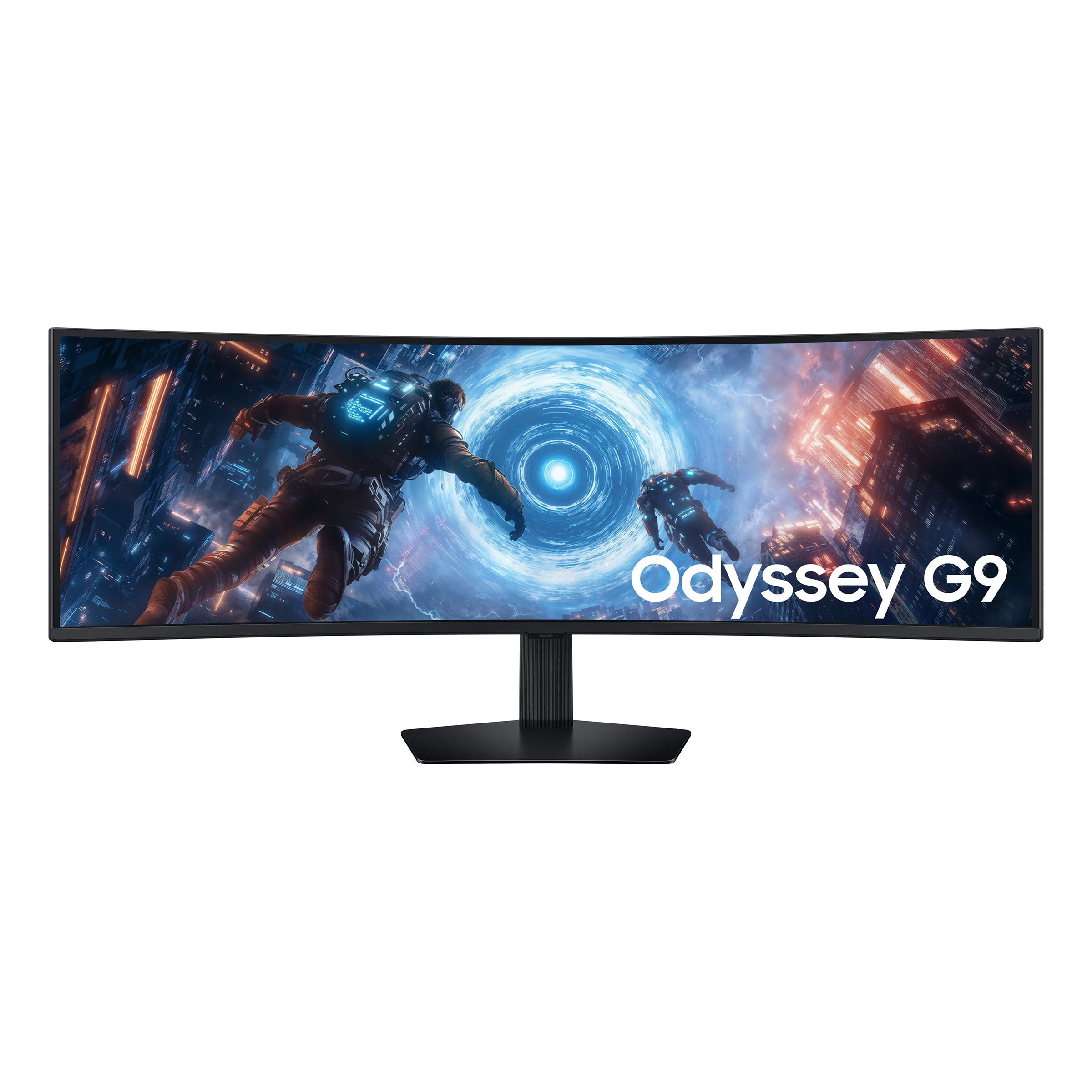 Samsung 49 インチ Odyssey G9 ゲーミング モニター Samsung 49 Inch G9 OLED Silver DQHD Gaming Monitor with 240 Hz
