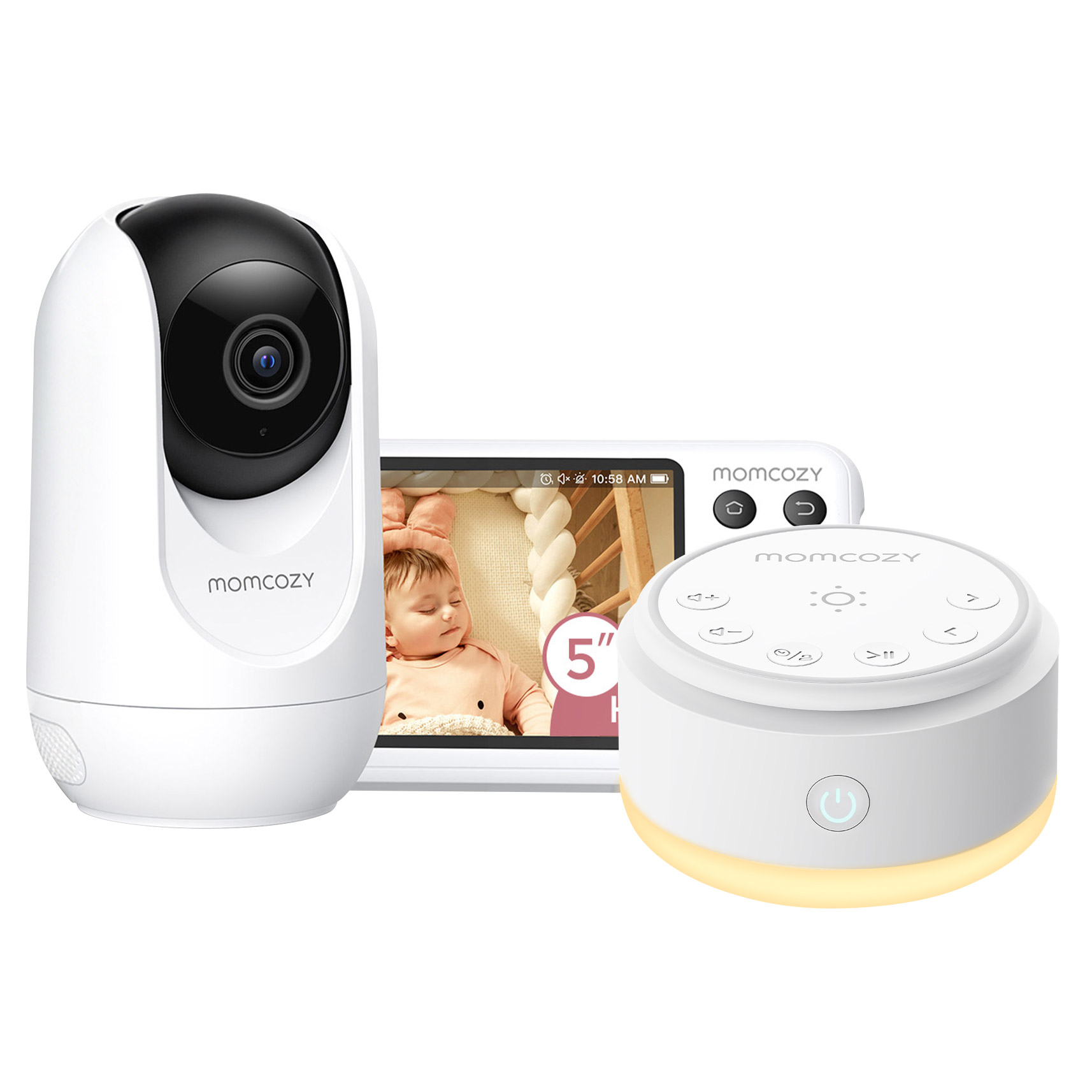 Momcozy Baby Monitor + White Noise Machine