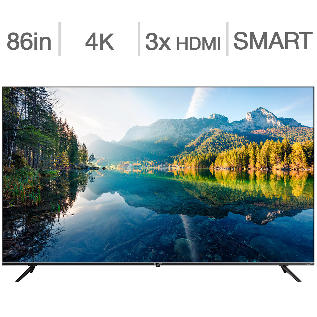 Sharp 86" Class - 4T-UR Series - 4K UHD TV