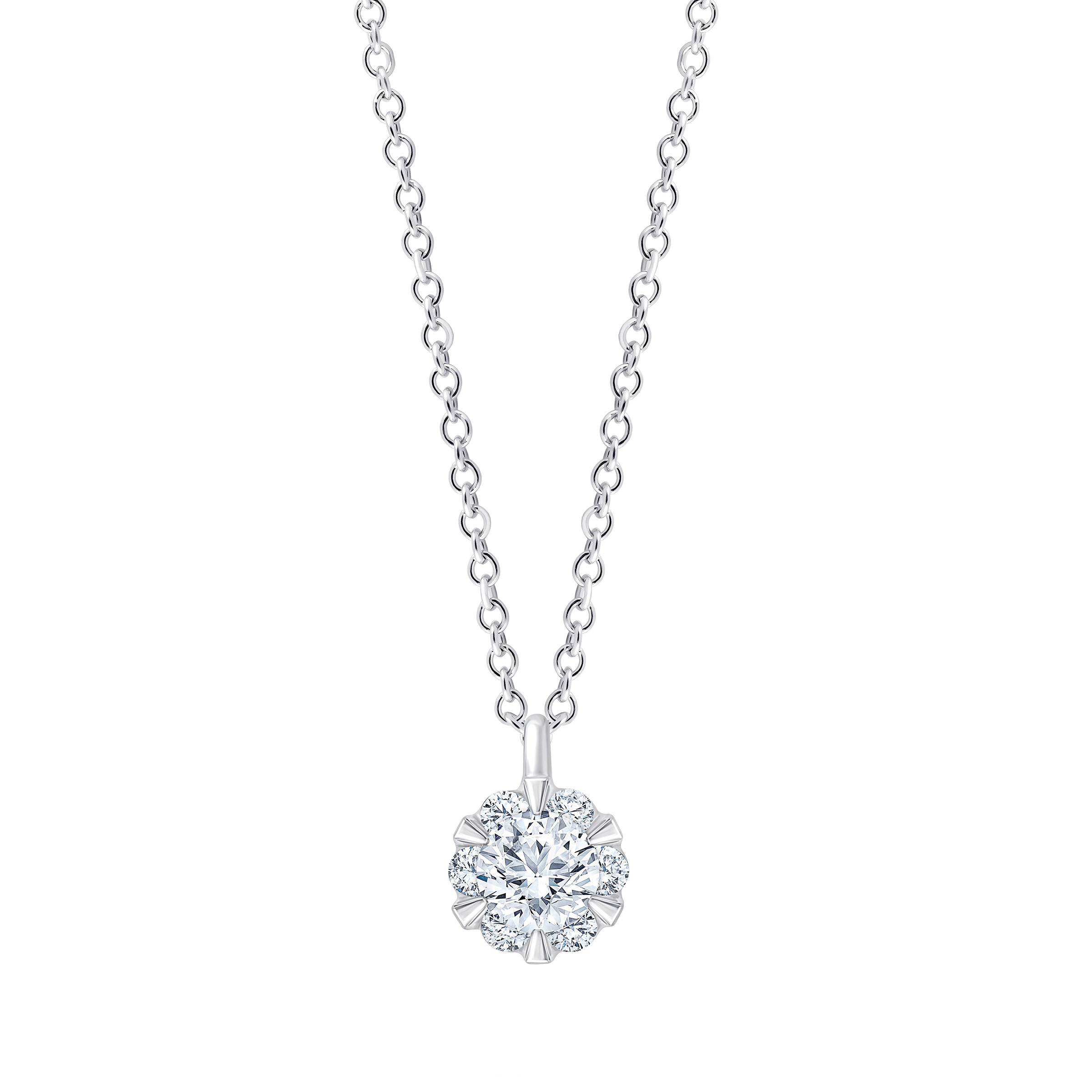 Round Brilliant Diamond Pendant (0.26 ctw)