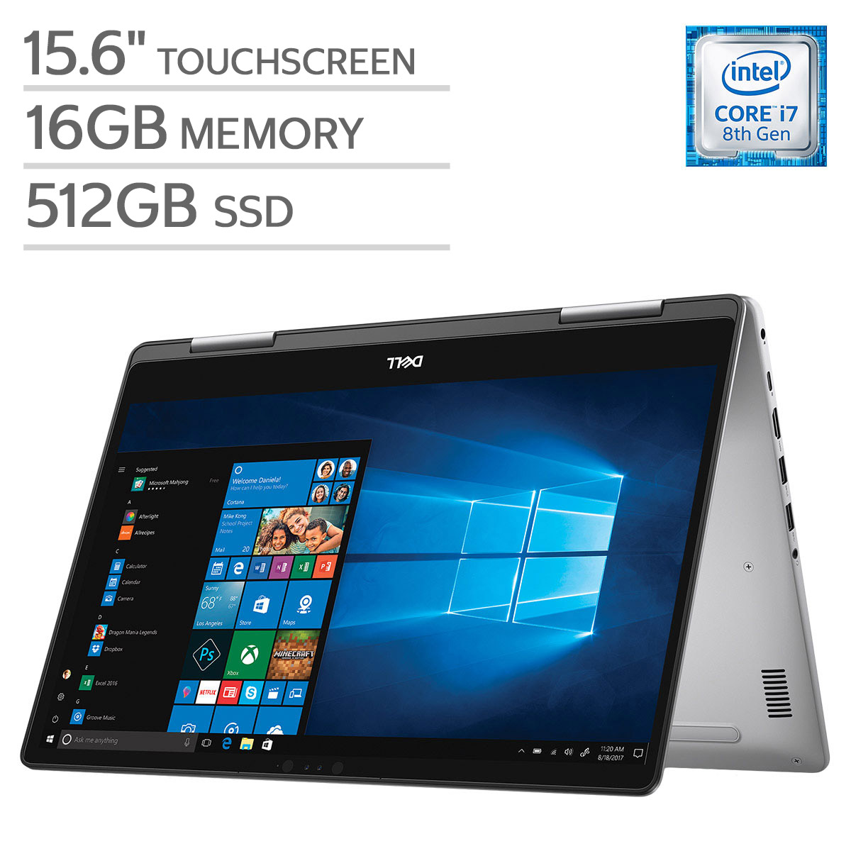 【Core i7】 Dell Inspiron 【ジャンク】 Dell Inspiron 15 Intel Core i7-8550U 12GB 1TB HDD 15.6