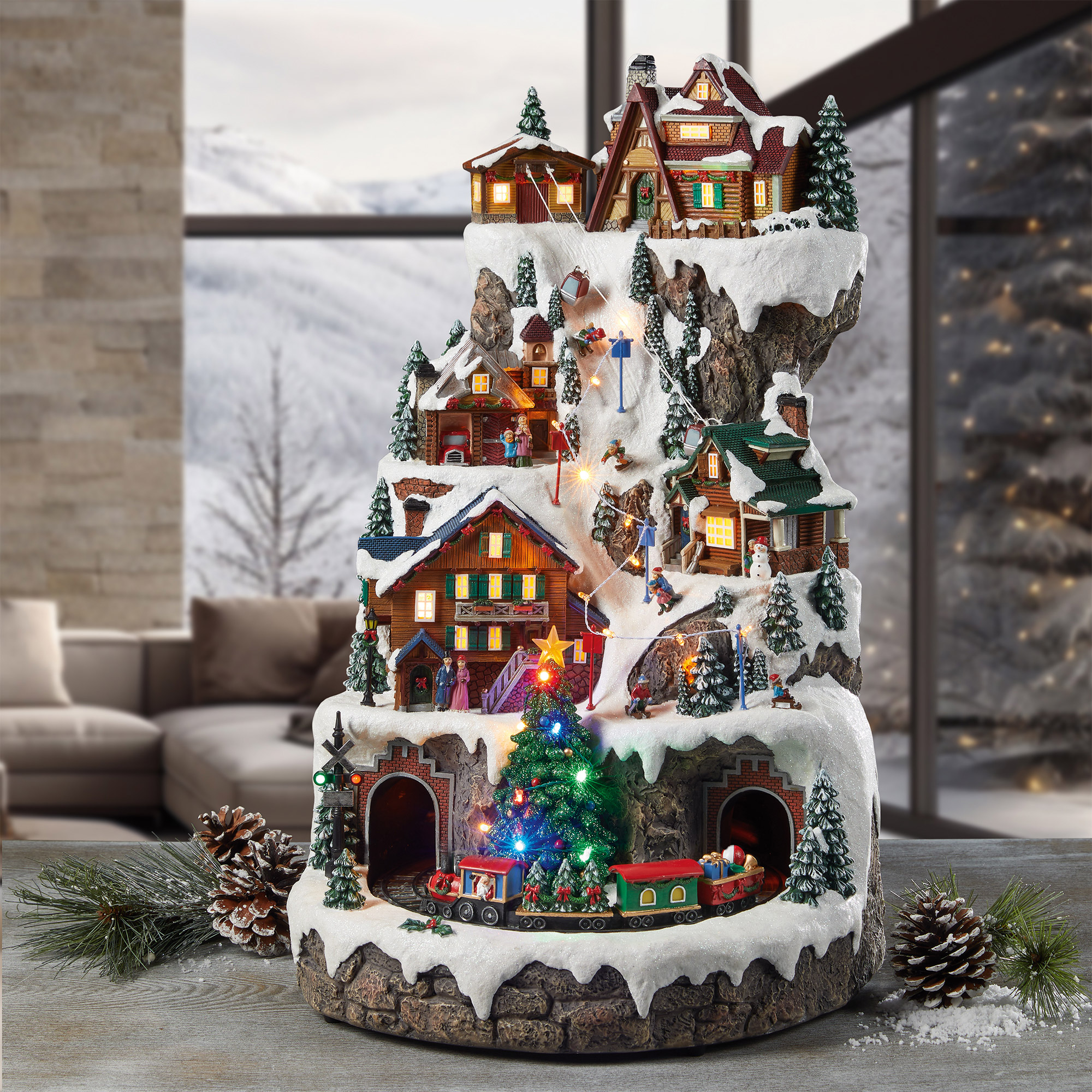 Holiday Animated Ski Mountain | Costco