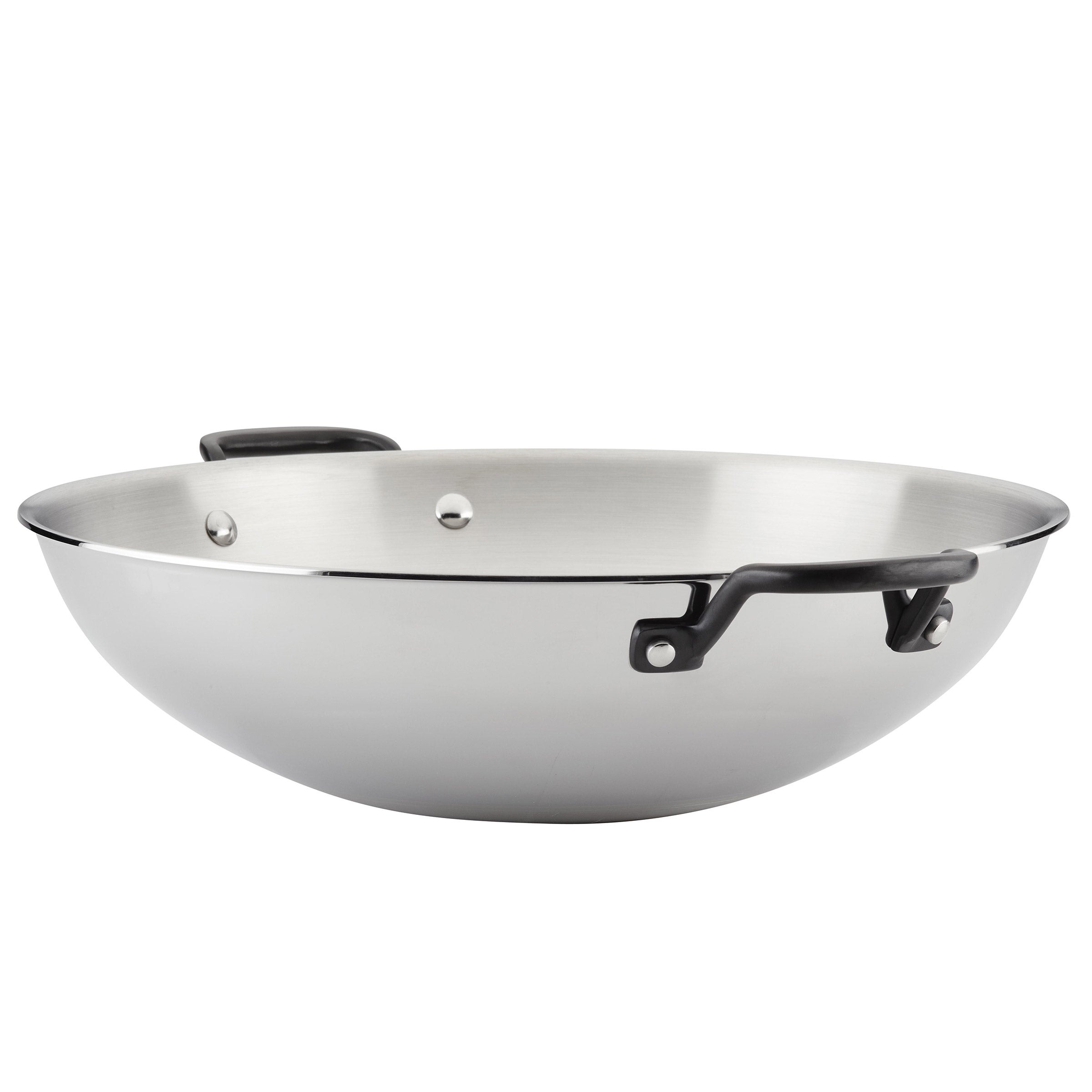 KitchenAid 15” 5-Ply Clad Stainless Steel Wok
