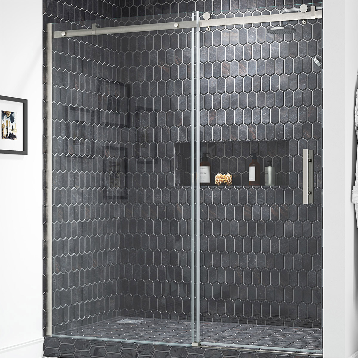OVE Decors Kelsey Frameless Sliding Shower Door
