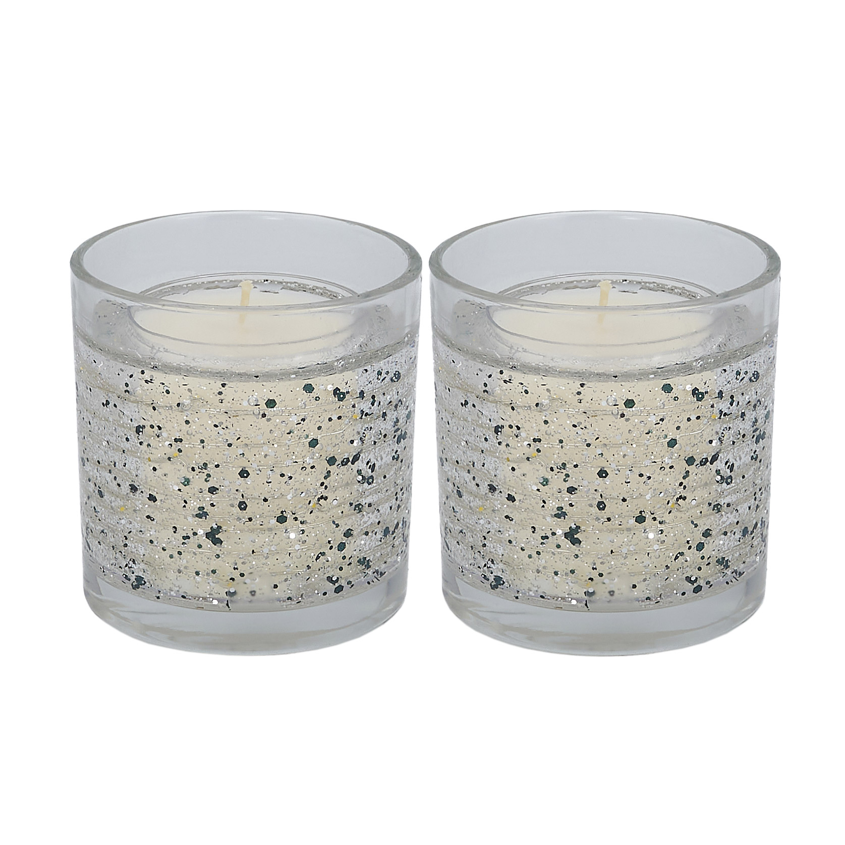 AVARIA Scented Candles with Integrated LED lights, Pack of 2