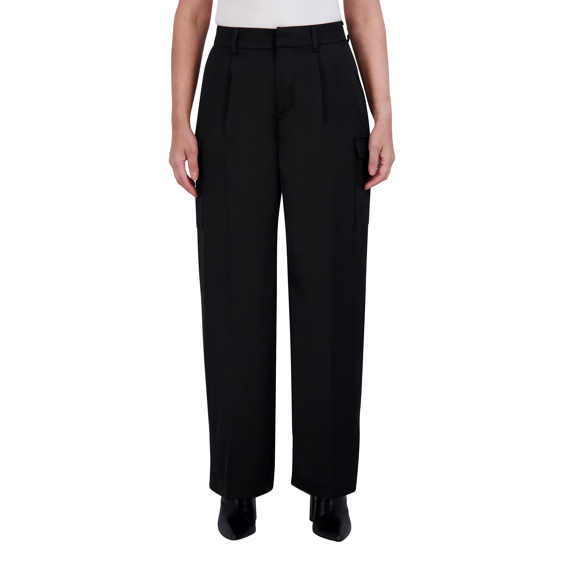 DKNY Women's Satin Cargo Pant