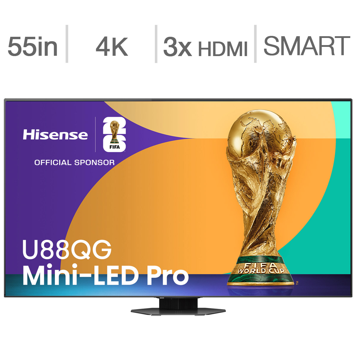 Hisense 55" Class - U88QG Series - 4K QLED Mini LED Pro TV