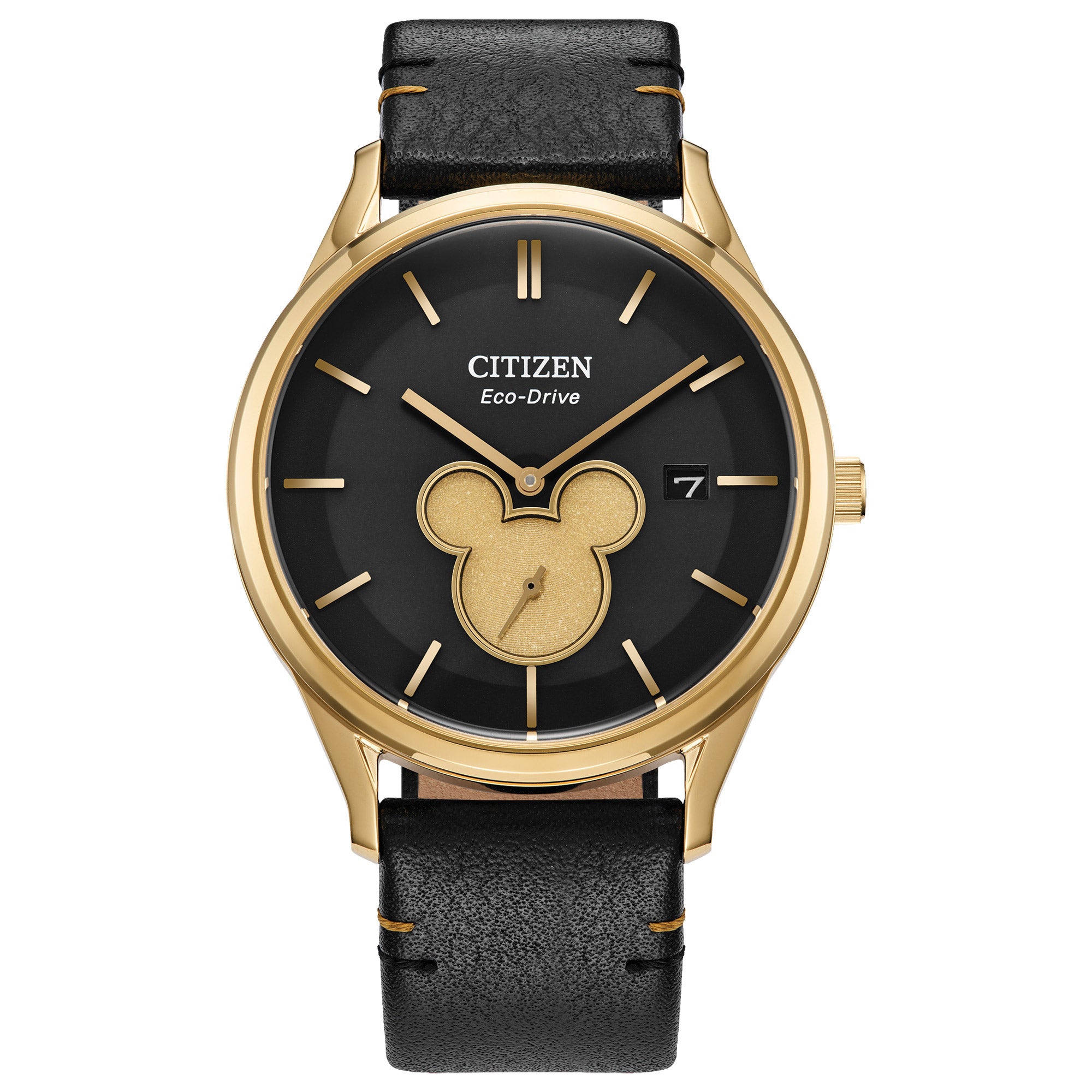 Citizen Eco Drive Disney Mickey Mouse Gold Tone Stainless Steel