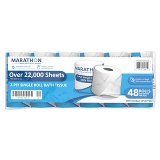 Marathon Bath Tissue, 2-Ply, 470 Sheets, 48-count