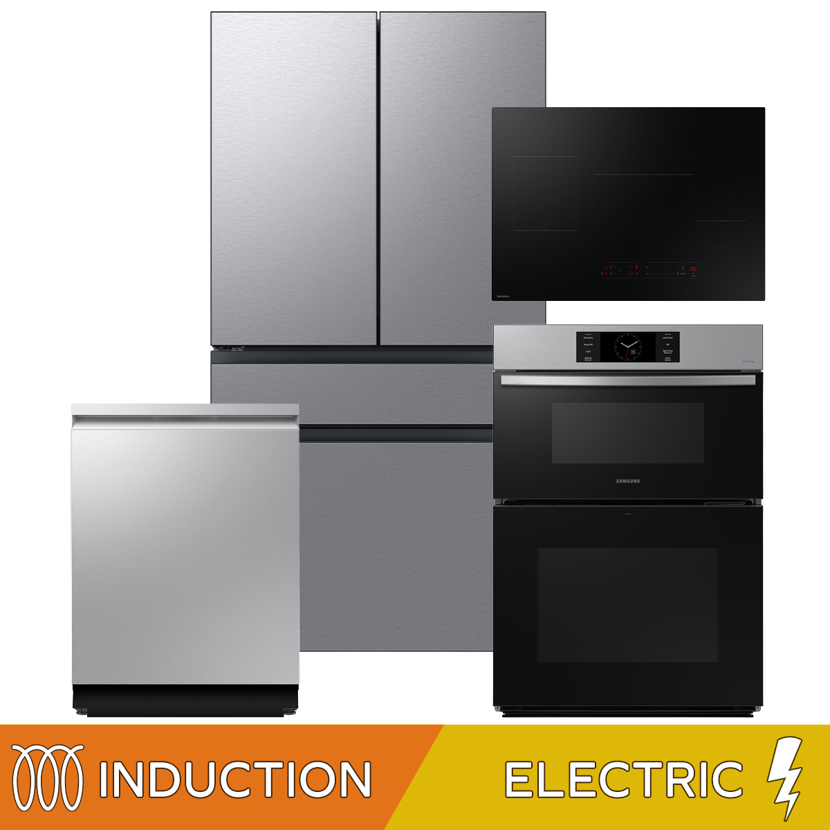 Samsung 4-Piece Induction Kitchen Package with Counter Depth 4