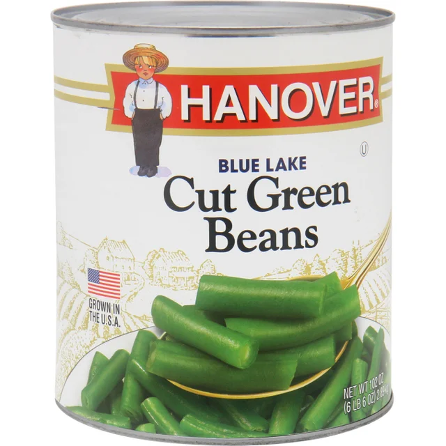 Hanover Cut Green Beans, 102 oz