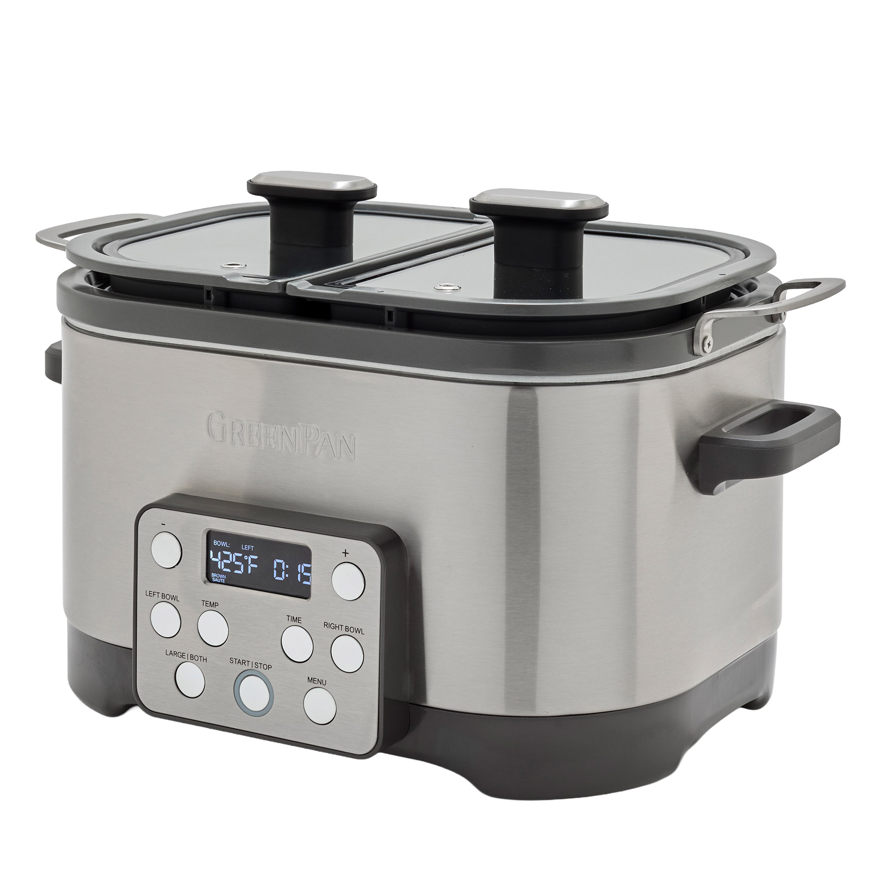 GreenPan 6QT Split Pot Slow Cooker | Costco