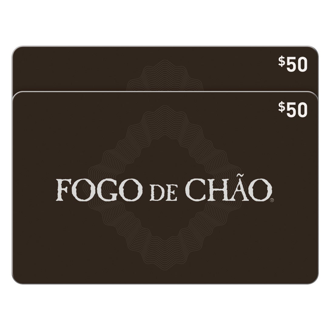 Fogo de Chao Brazilian Steakhouse Two Restaurant $50 eGift Cards ($100 Value)