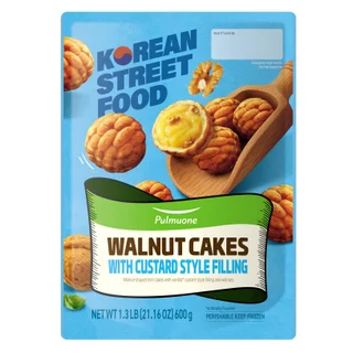 PULMUONE CUSTARD WALNUT CAKE 21.2 OUNCES