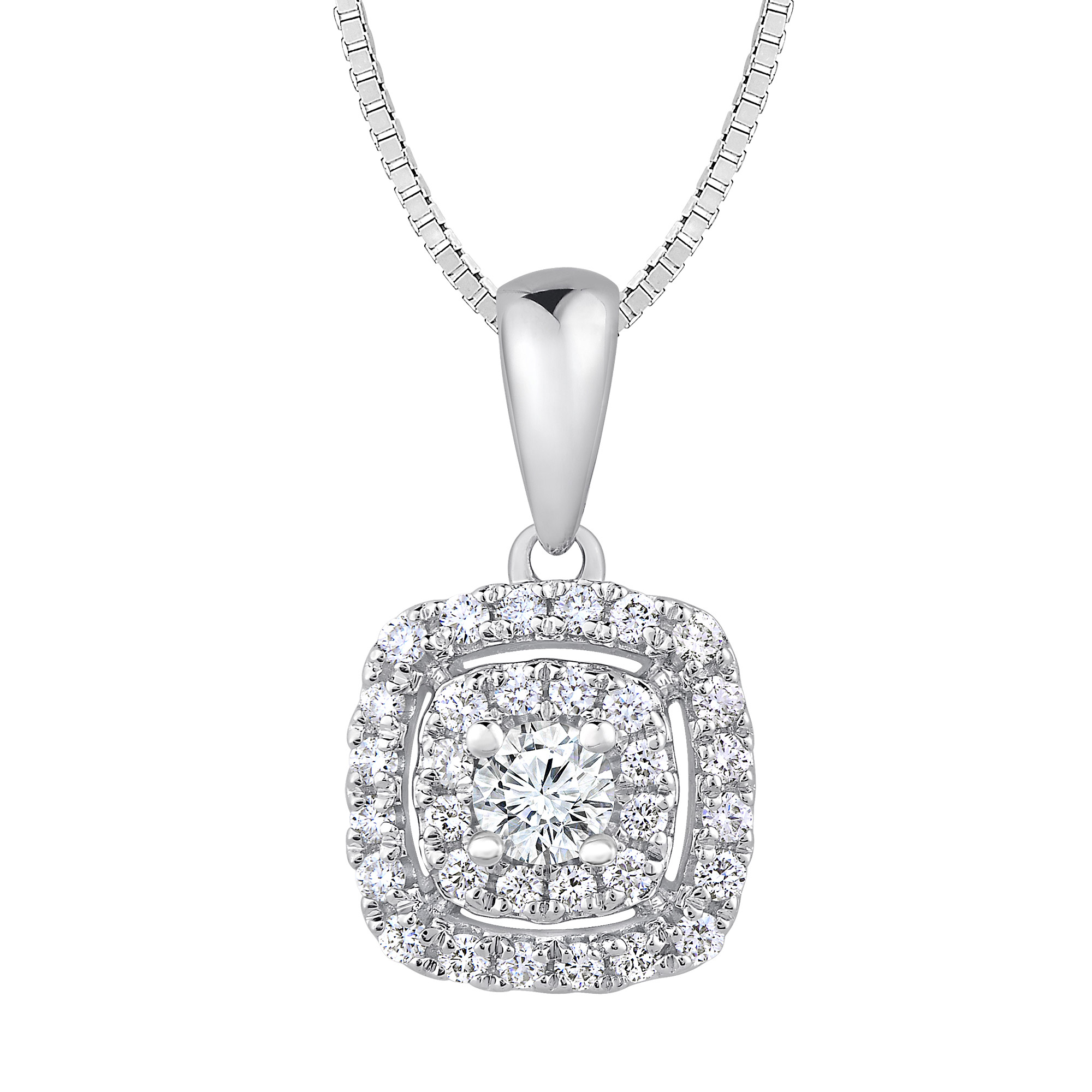 Round Brilliant Diamond Pendant (0.32 ctw)  
