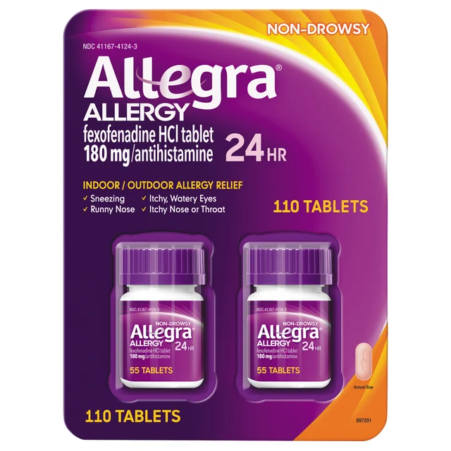 Allegra Allergy Non-Drowsy, 110 Tablets
