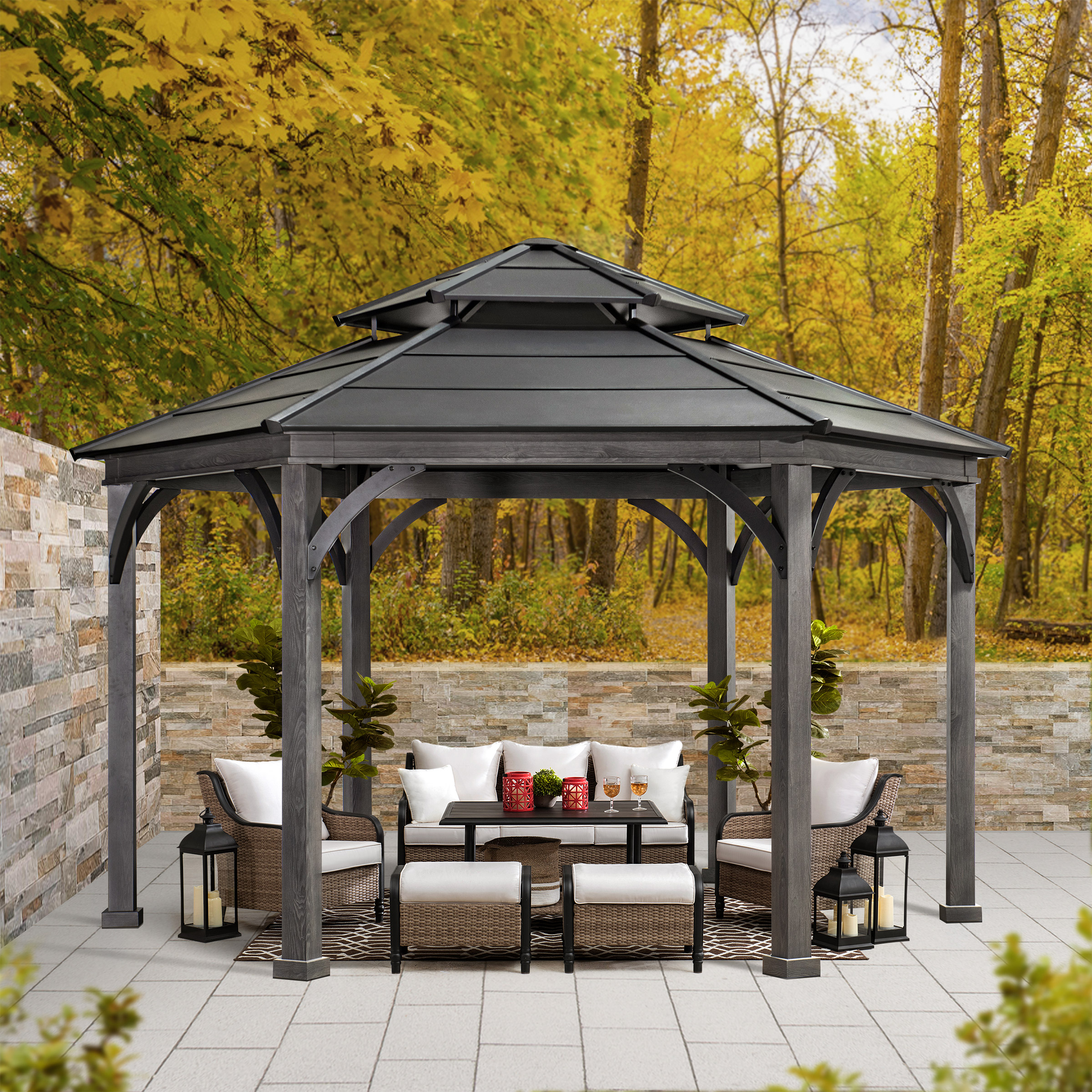 Sunjoy Ashland Hexagonal Gazebo