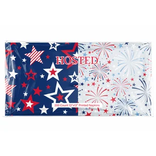 HOSTED AMERICANA NAPKIN 200 CT / 3 PLY