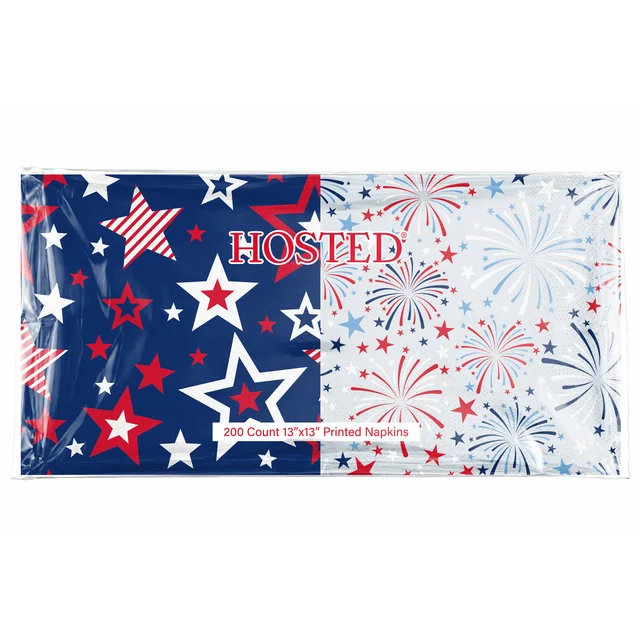HOSTED AMERICANA NAPKIN 200 CT