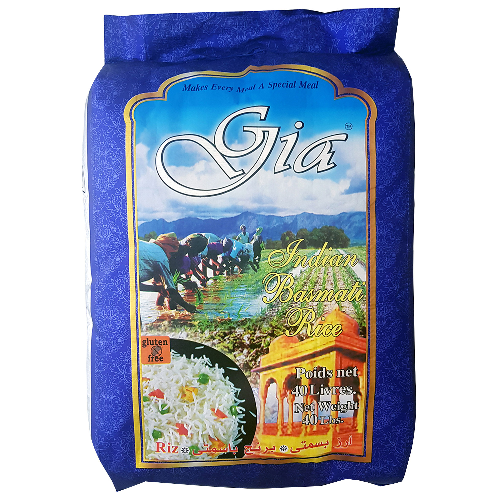 Gia Indian Basmati Rice, 18.14 kg | Costco