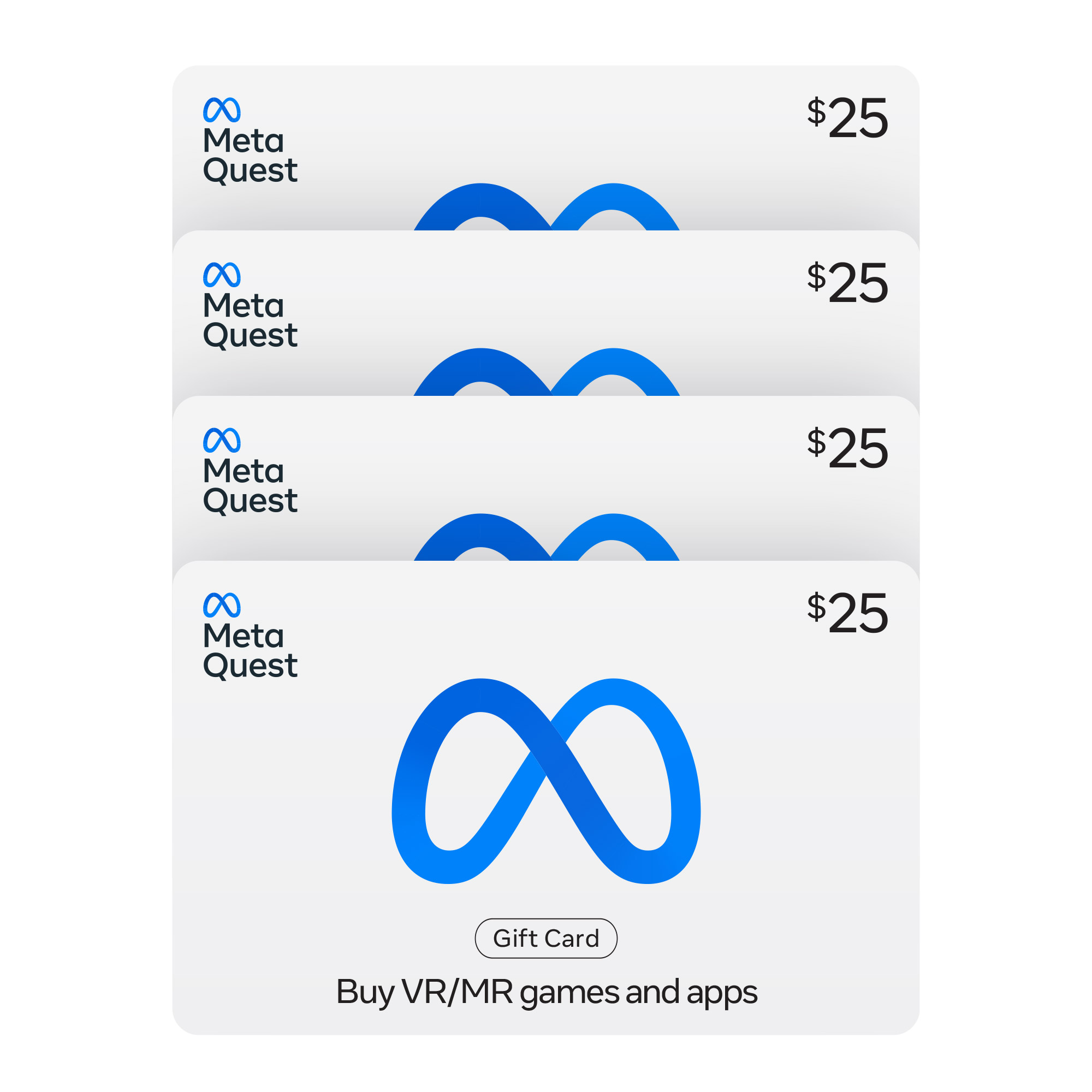 Meta Quest - Four $25 eGift Cards