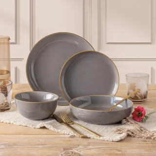 OVER&BACK OPTIONS DINNERWARE SET 16-PIECE