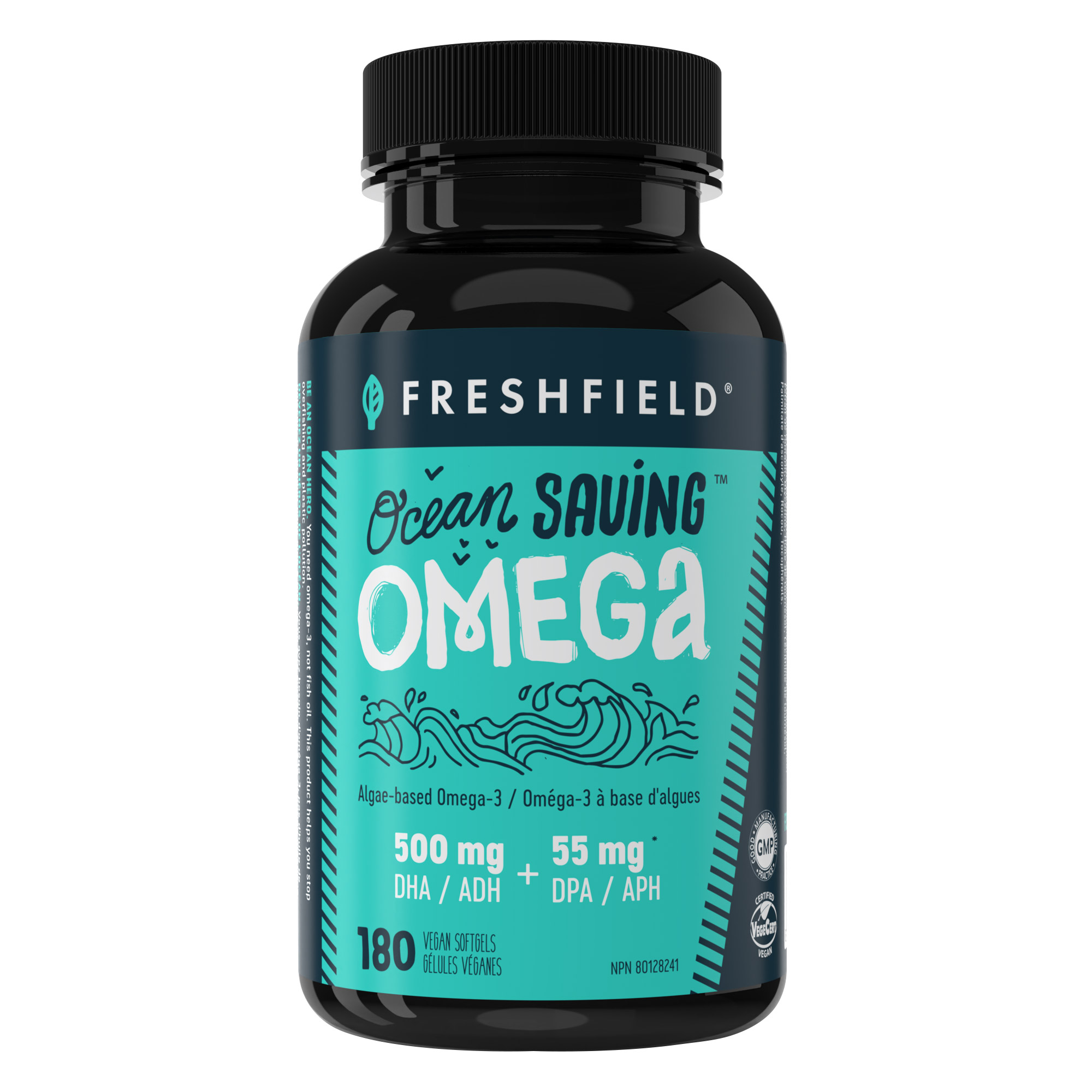 Freshfield Ocean Saving Omega-3, 180 Vegan Softgels