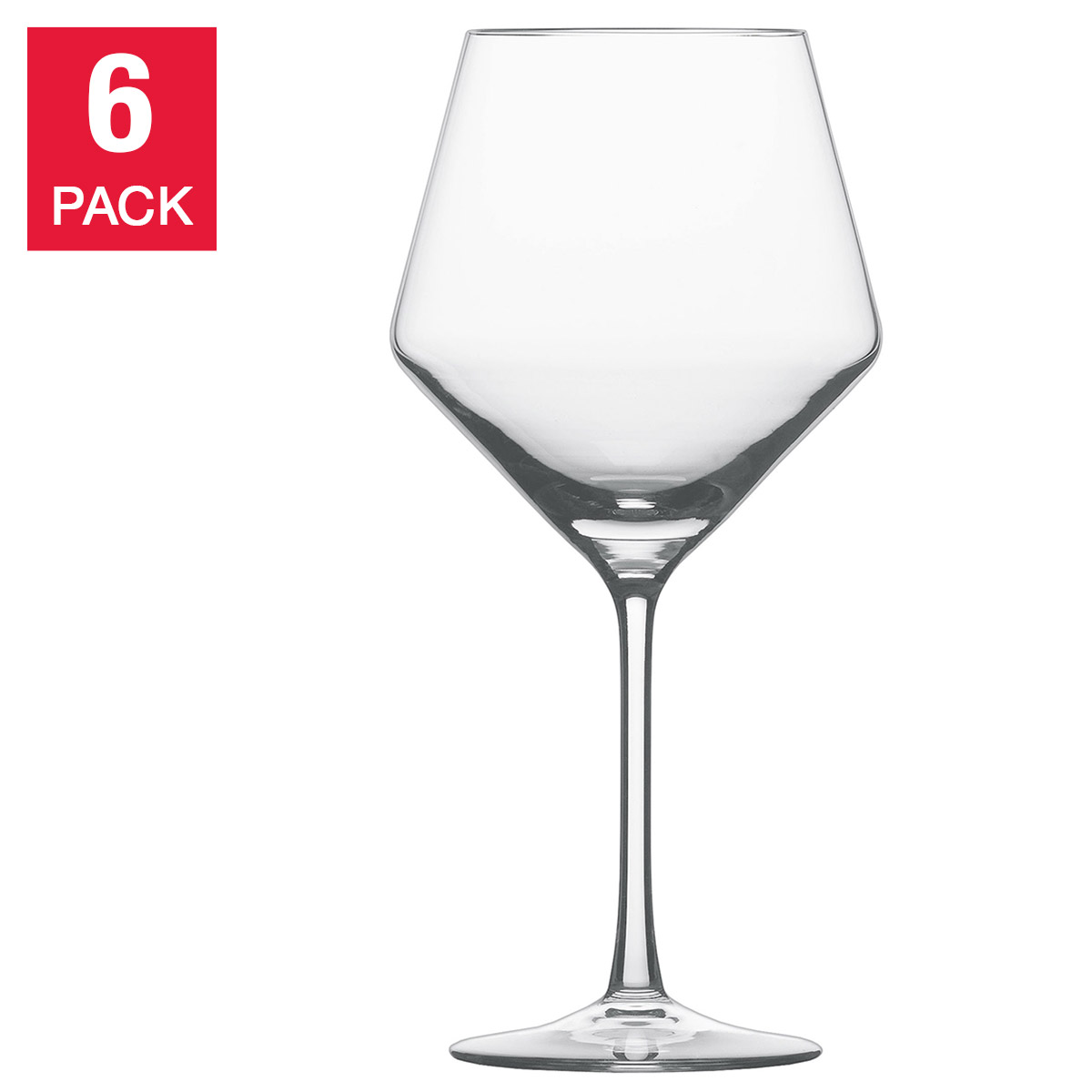 Schott Zwiesel Pure Burgundy 700.9 mL (23.7 oz.) Wine Glass Set, 6-piece