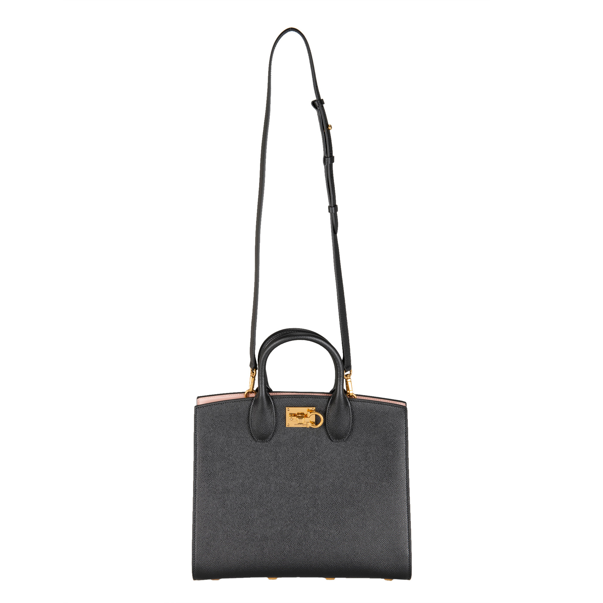 Ferragamo Studio Box Bag, Black | Costco