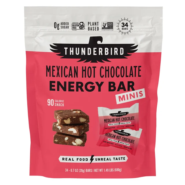 THUNDERBIRD MINI ENERGY BARS 34 CT