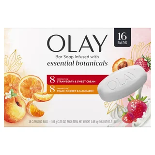 OLAY ESSENTIAL BOTANICAL BAR SOAP 16CT - 3.75OZ
