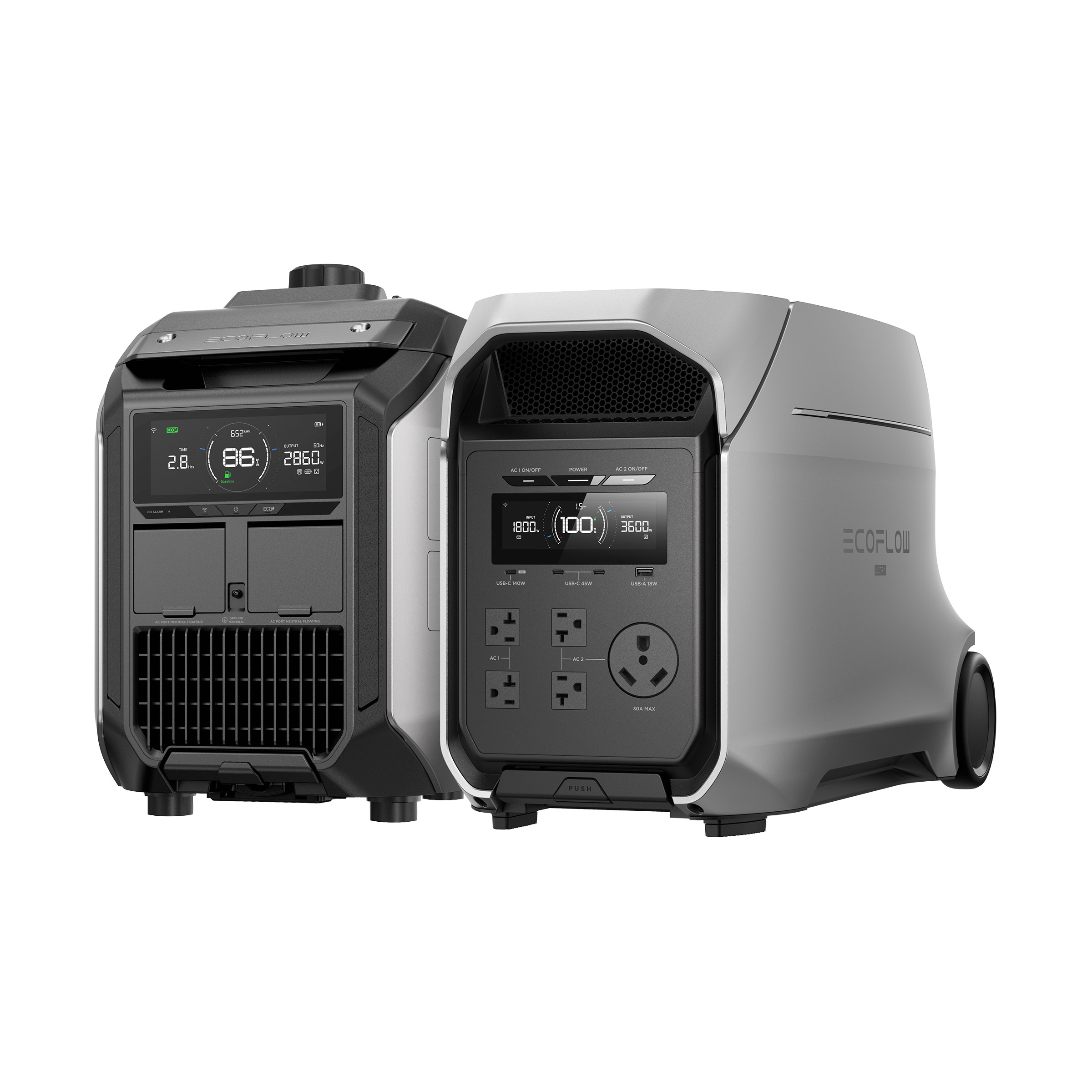EcoFlow 27kwh Generator Combo, Delta 3 Ultra Plus + Smart