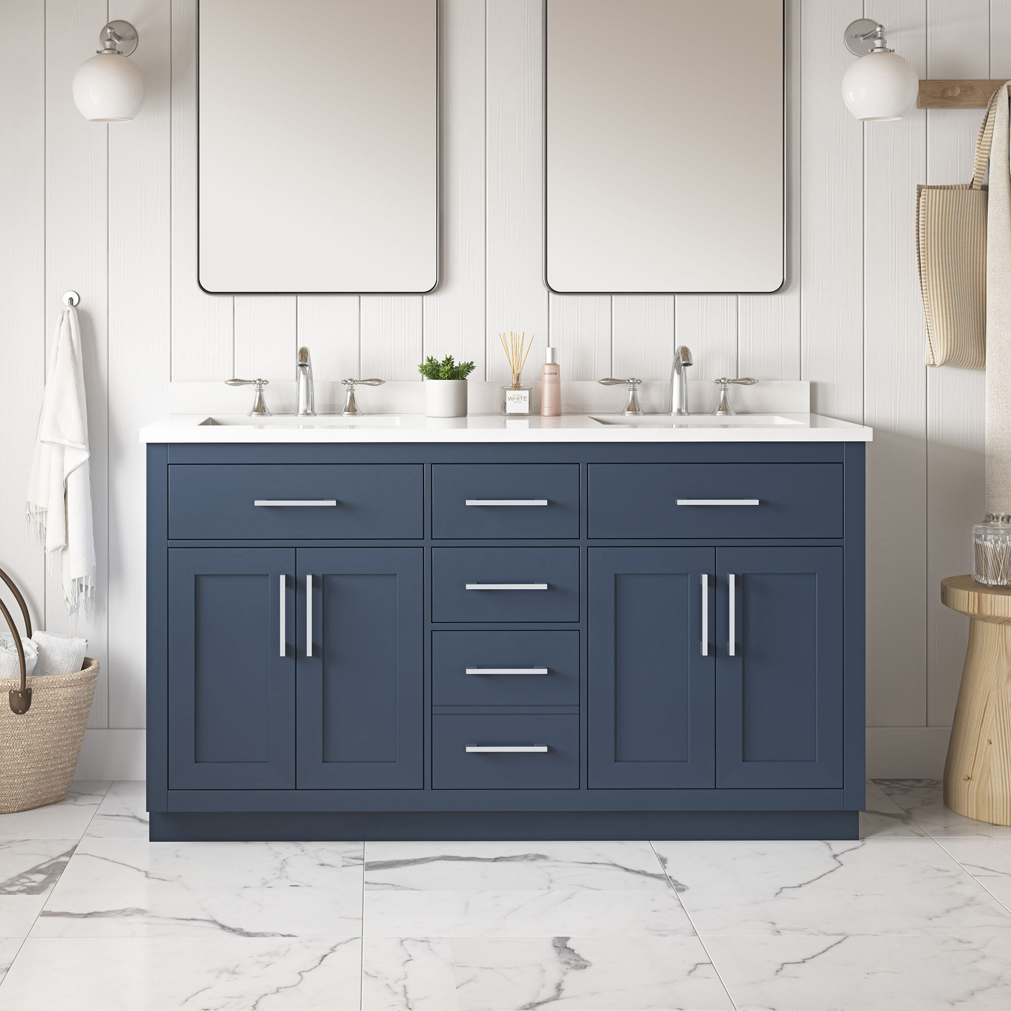 OVE Decors Alonso 60 in. Double Vanity