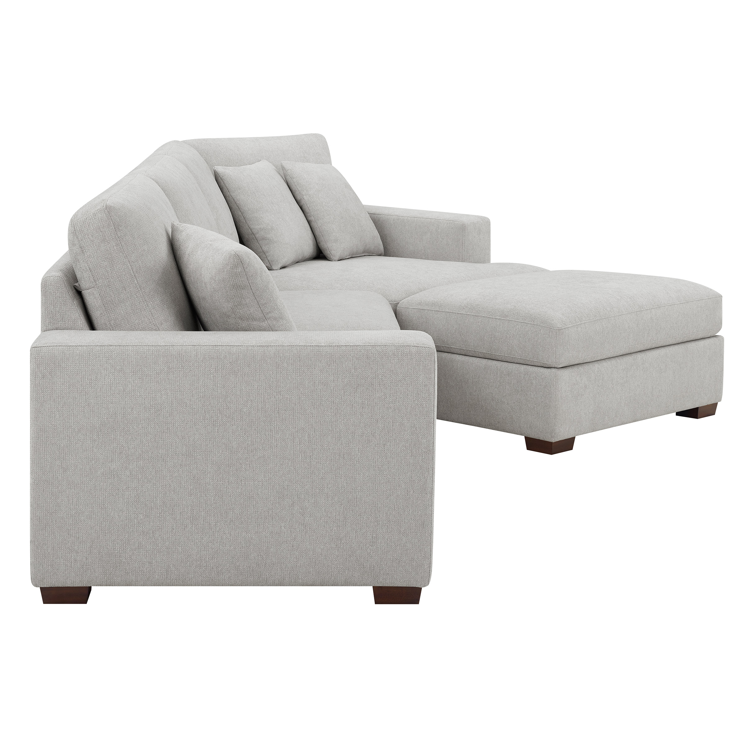 Thomasville Ezra Fabric Sectional with Ottoman | Costco