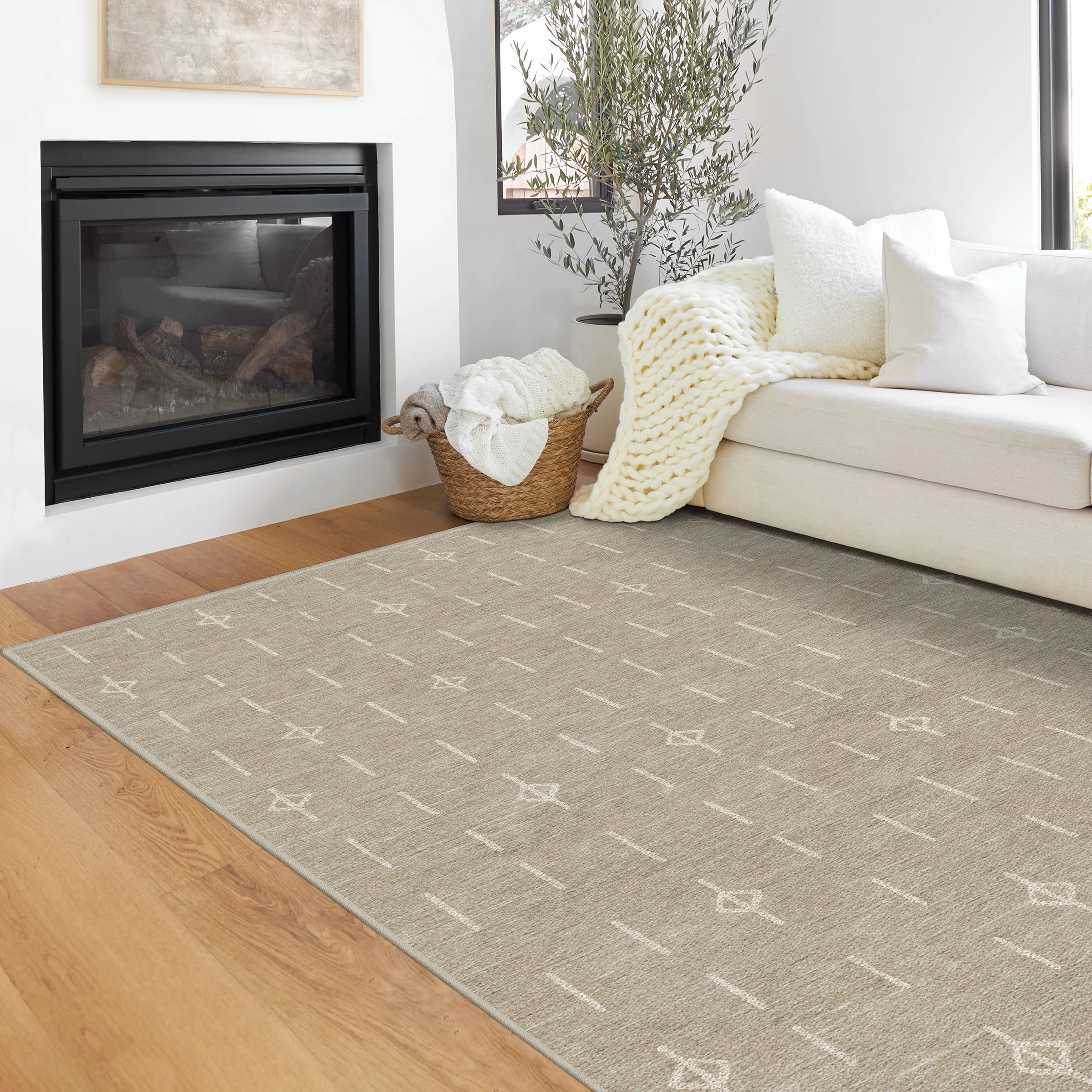 ガーデン マルティン・シュリーク Ruggable Flatwoven Washable Alina Rug, 5' x 7' | Costco