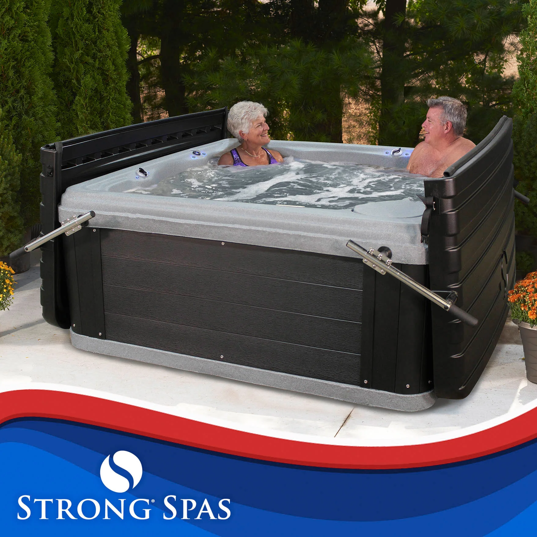 Strong Spas Evolve 40-Jet, 6-person Hardcover Rotomolded Spa | Costco