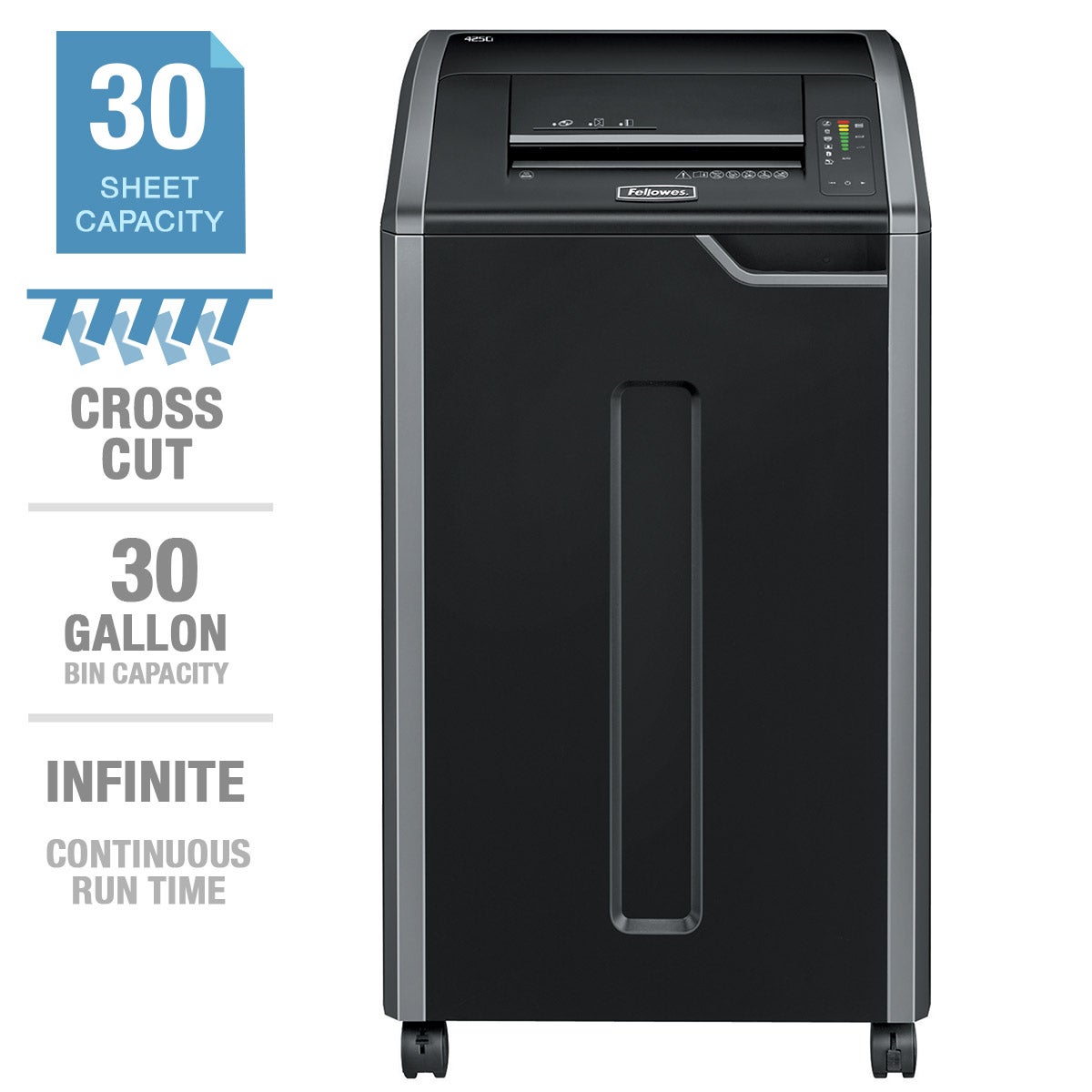Fellowes Powershred 425 Ci 100% Jam-proof Cross-cut Shredder Fellowes Powershred 425 Ci 100% Jam-proof Cross-cut Shredder