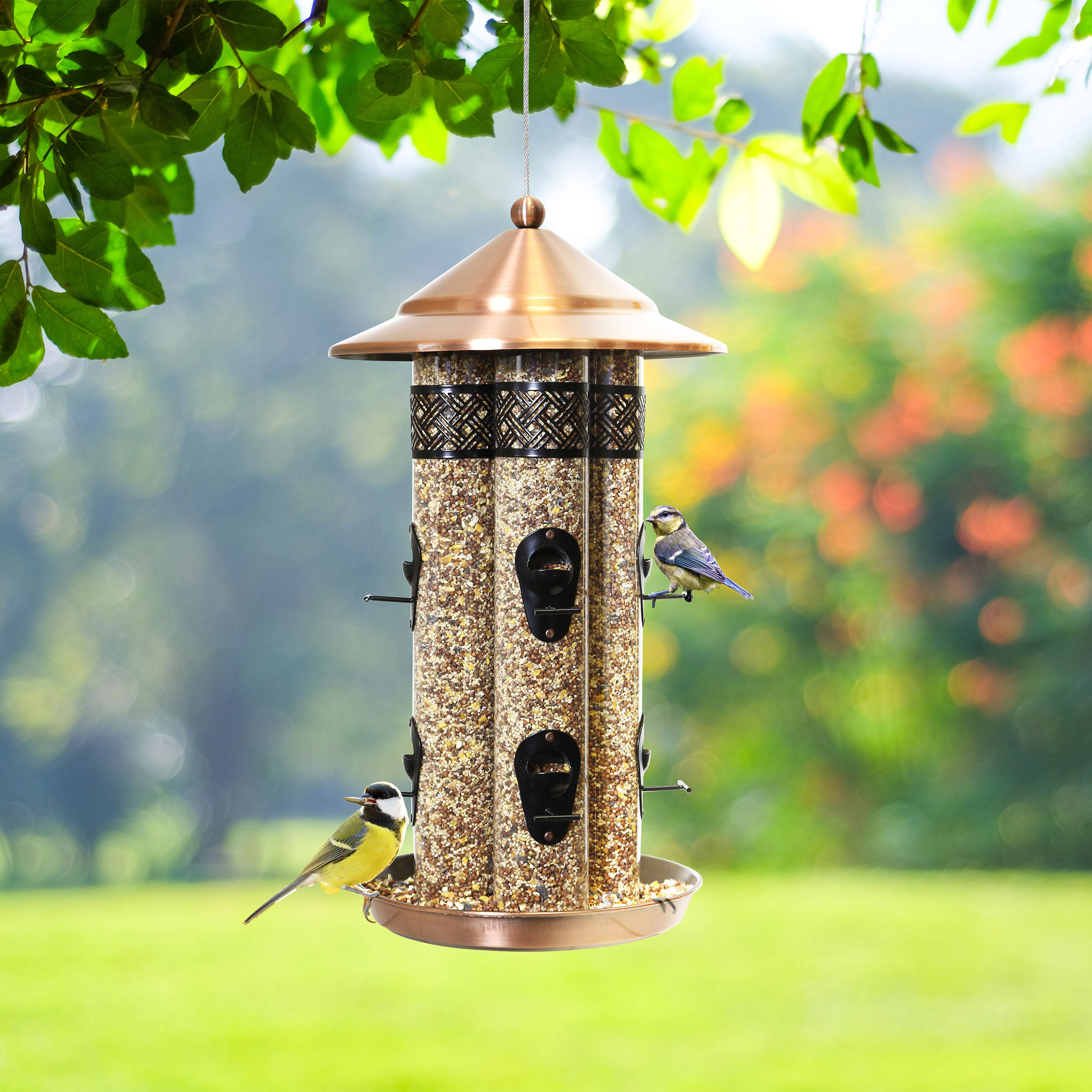 4-Tube Bird Feeder