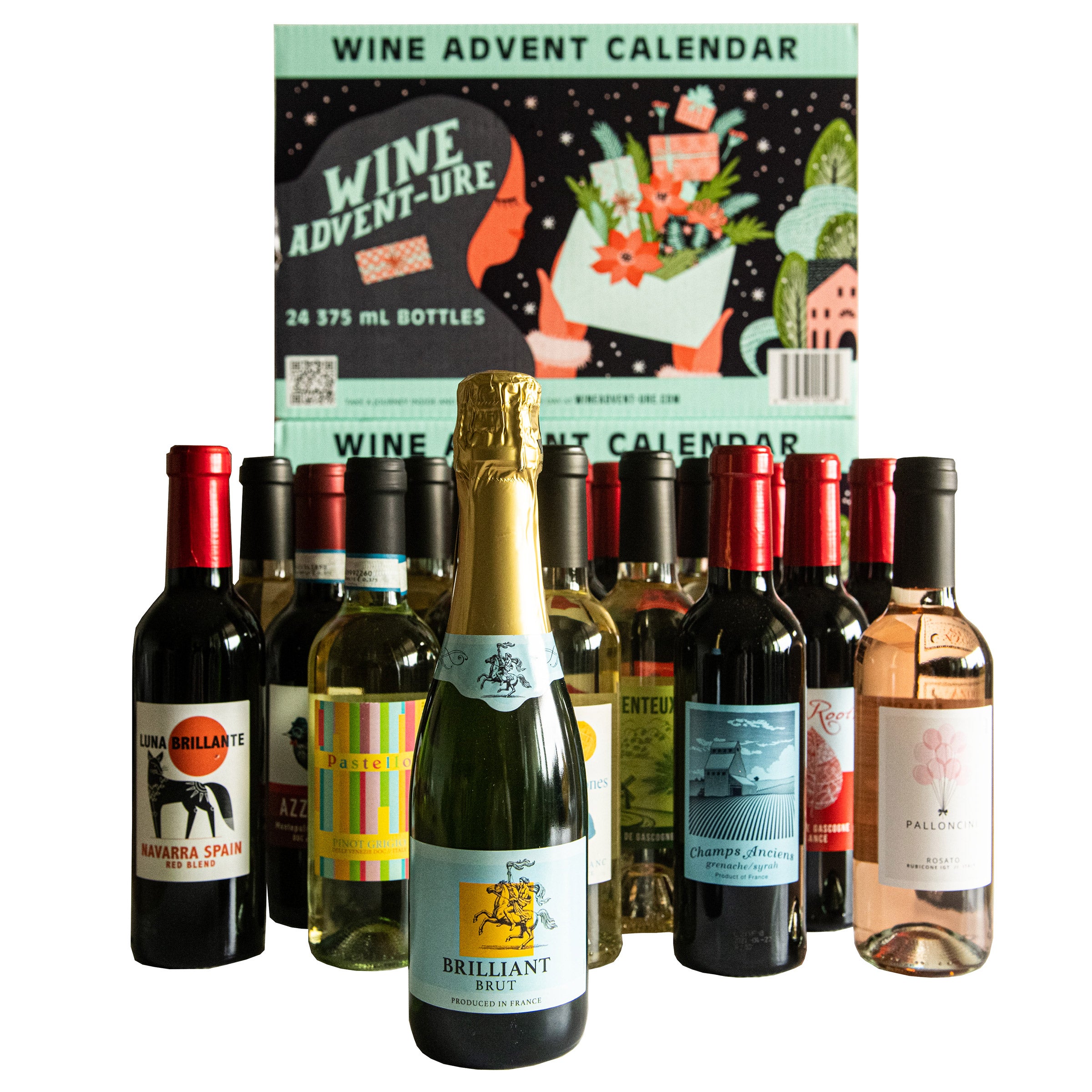 Wine Adventure Wine Advent Calendar 24 Half Bottles CA ONLY | Costco