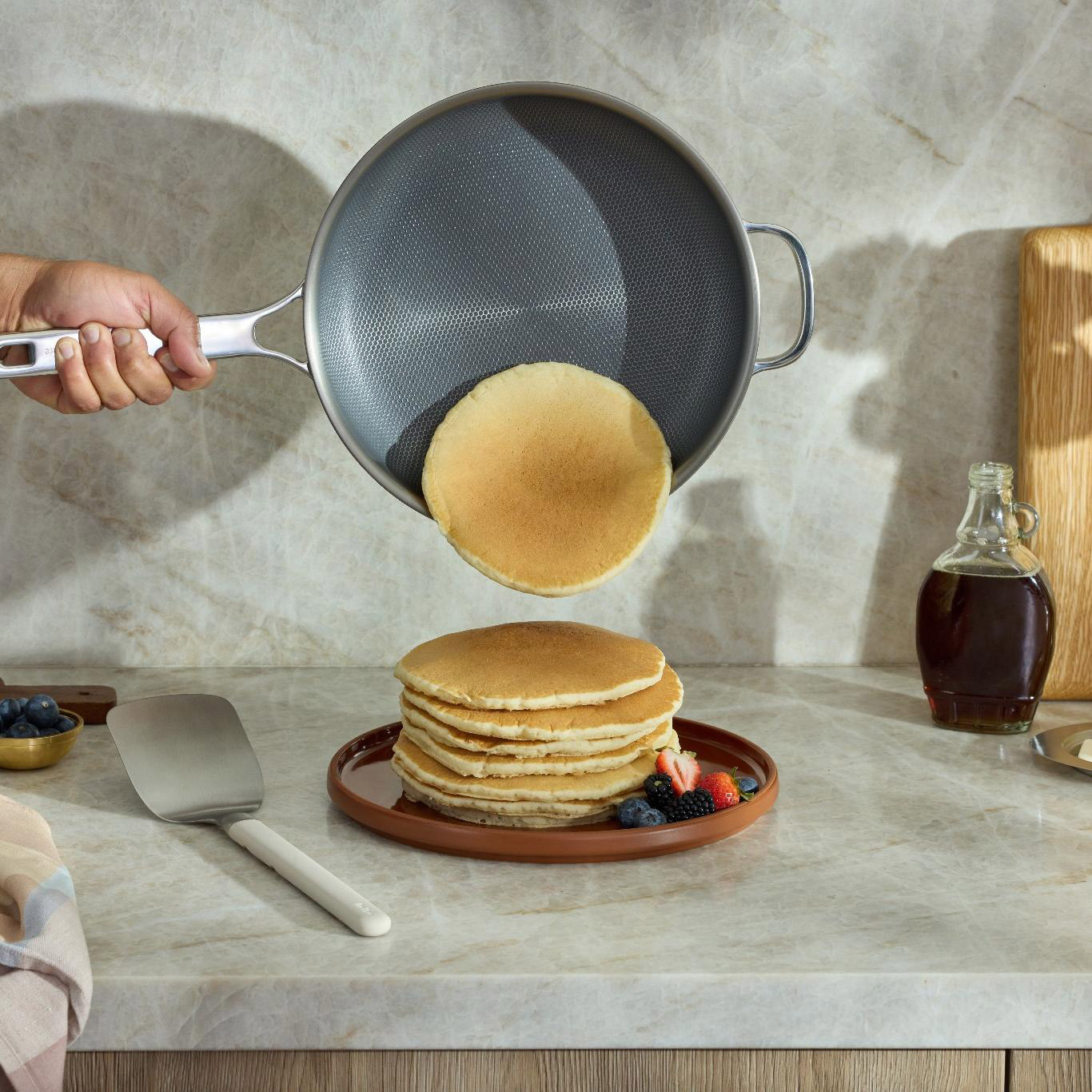 Our Place 4-piece 10.5” Titanium Always Pan Pro With Steamer