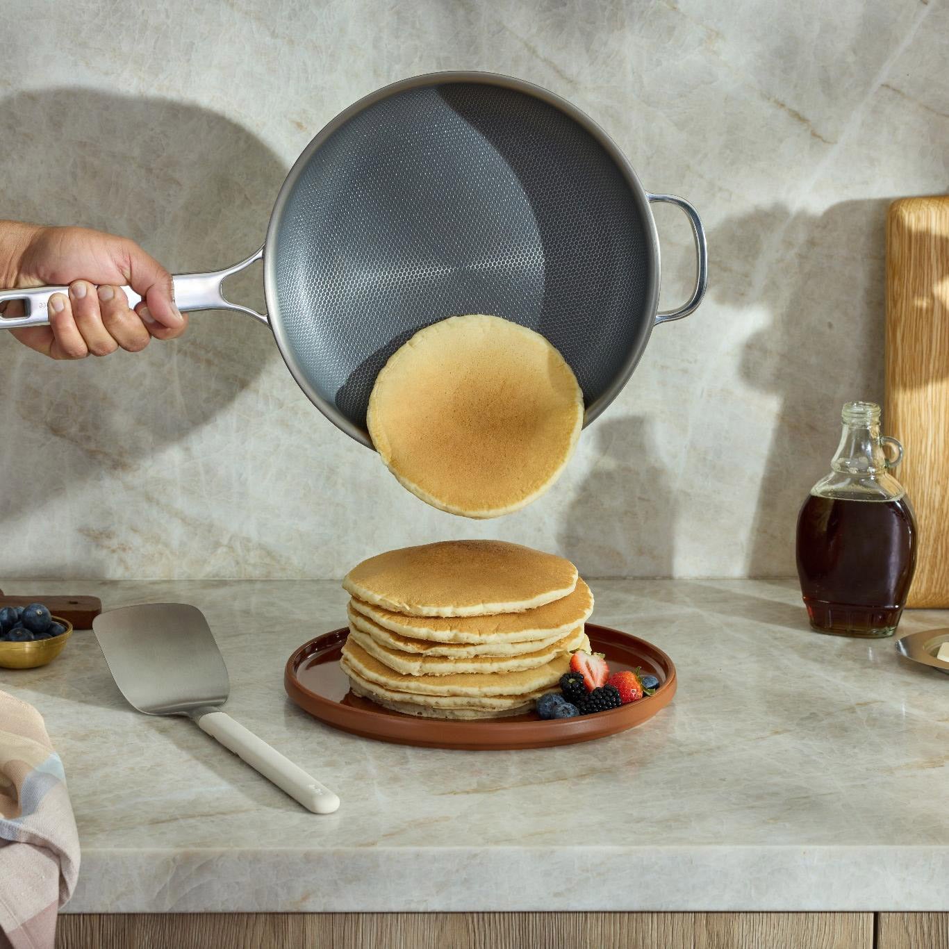 Our Place 4-piece 10.5” Titanium Always Pan Pro With Steamer